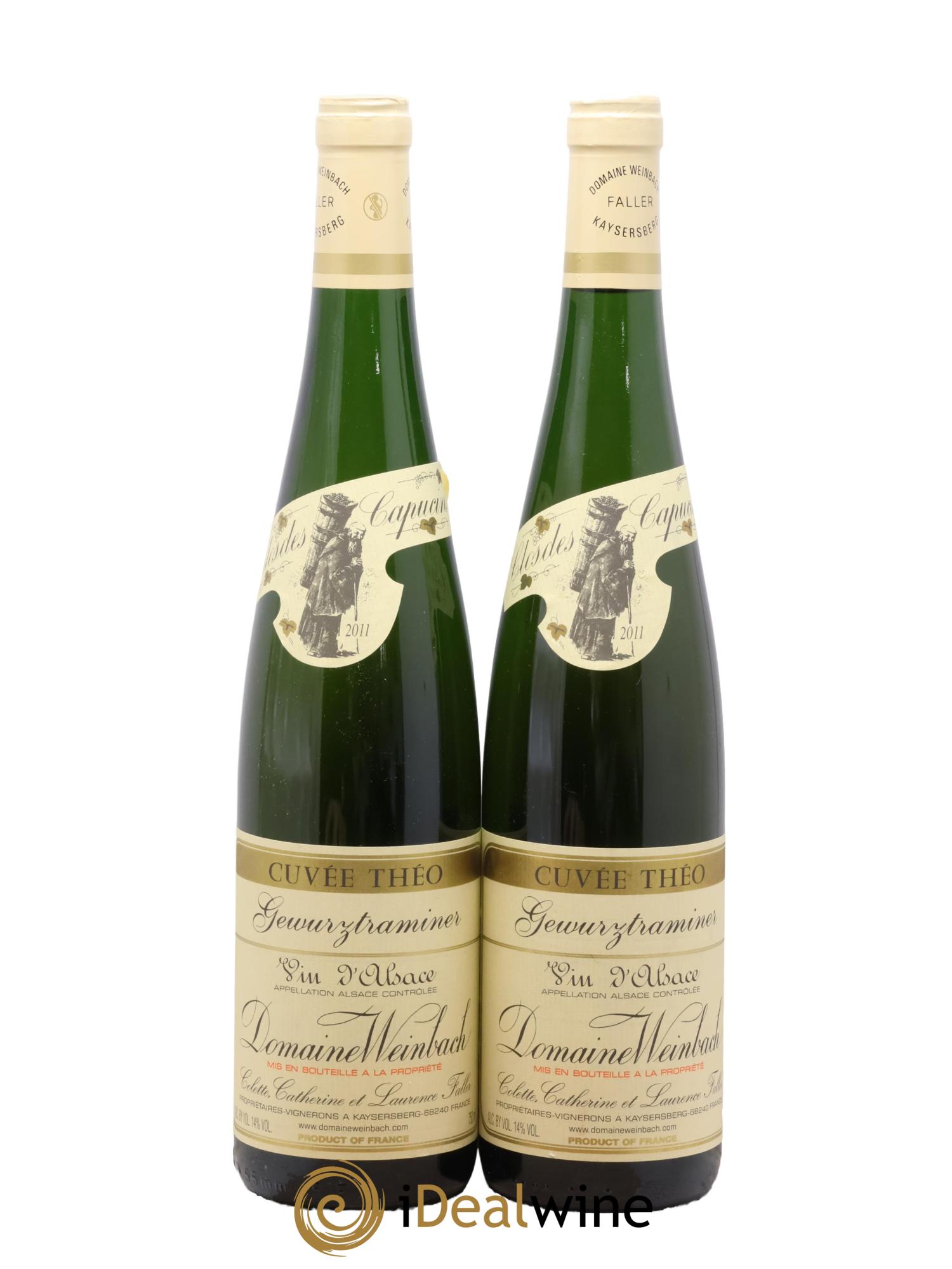 Alsace Gewurztraminer Cuvée Théo Weinbach (Domaine) 2011 - Lot de 2 bouteilles - 0