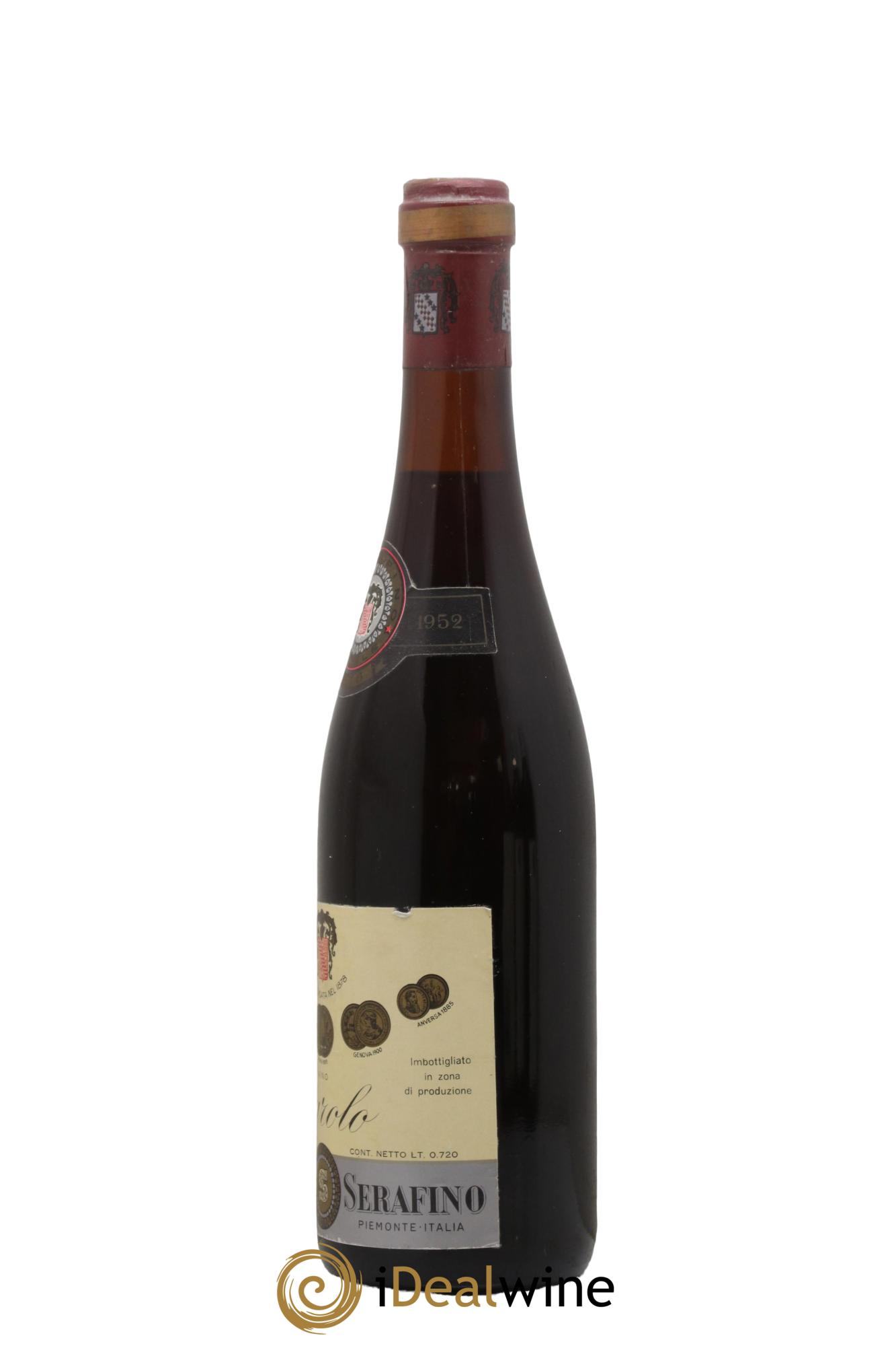 Barolo Riserva Speciale Enrico Serafini 1952 - Lot de 1 bouteille - 1