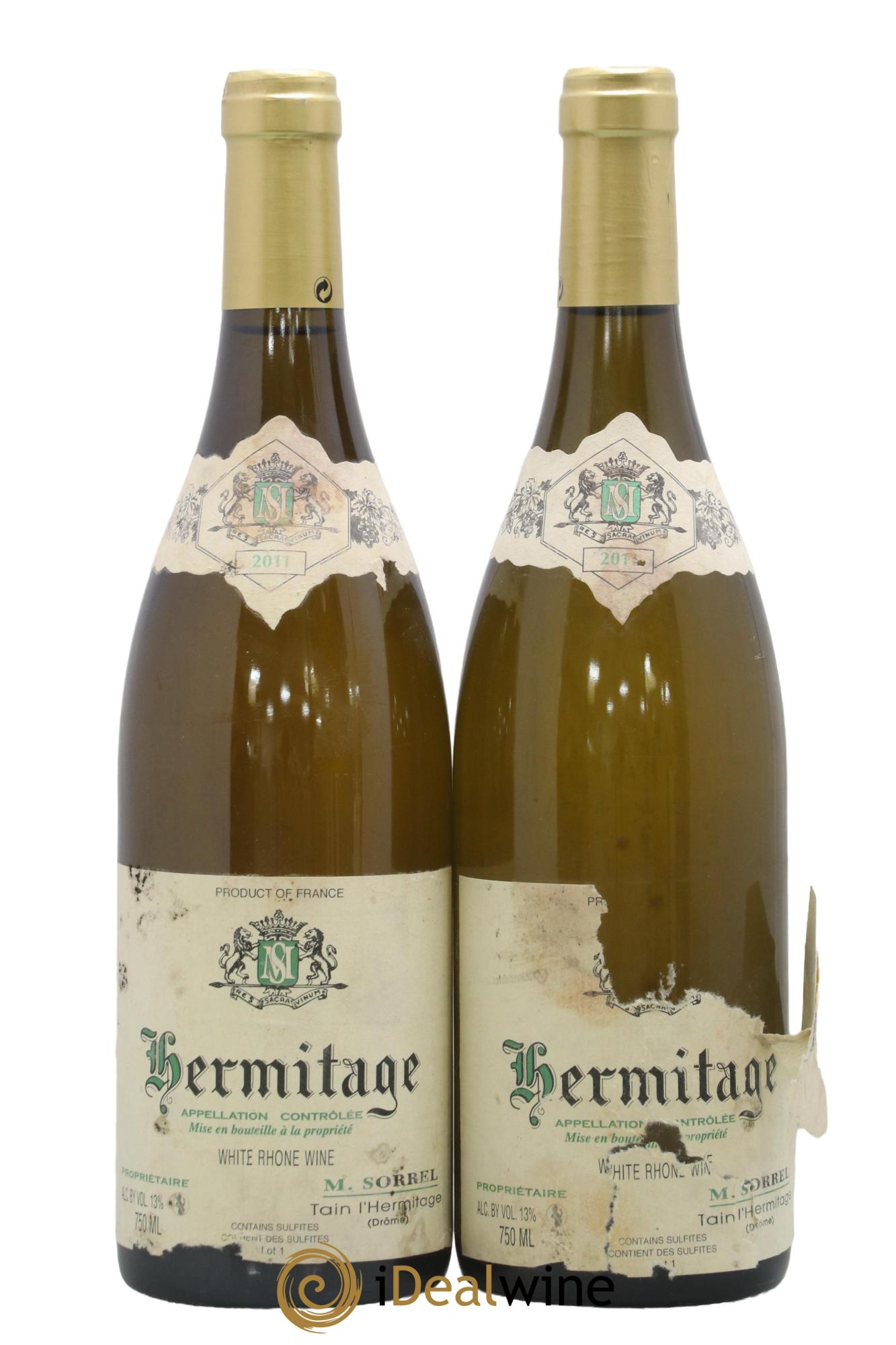 Hermitage Marc Sorrel 2011 - Posten von 2 Flaschen - 0