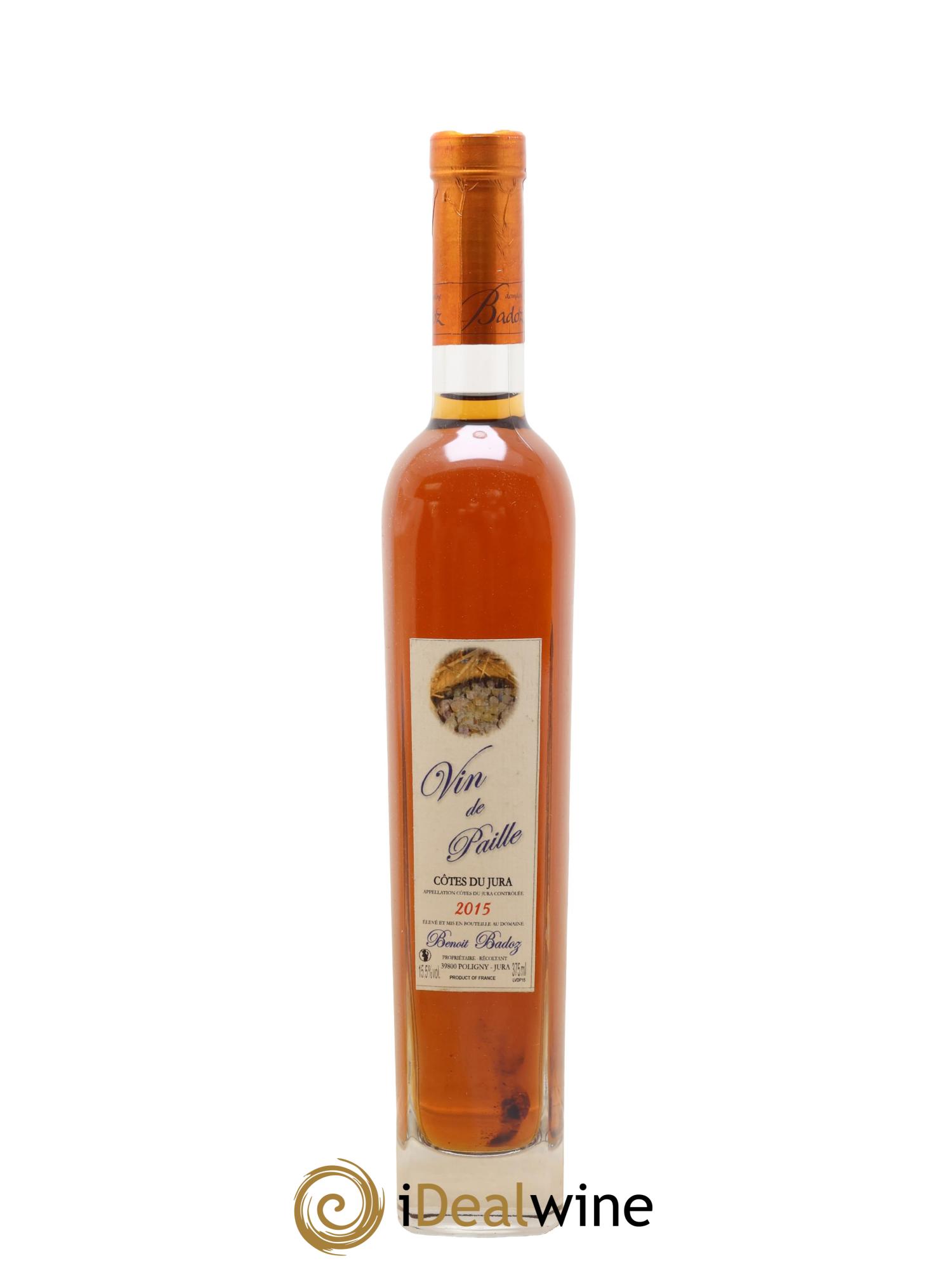 Côtes du Jura Vin de Paille Benoit Badoz 2015 - Lotto di 1 mezza bottiglia - 0