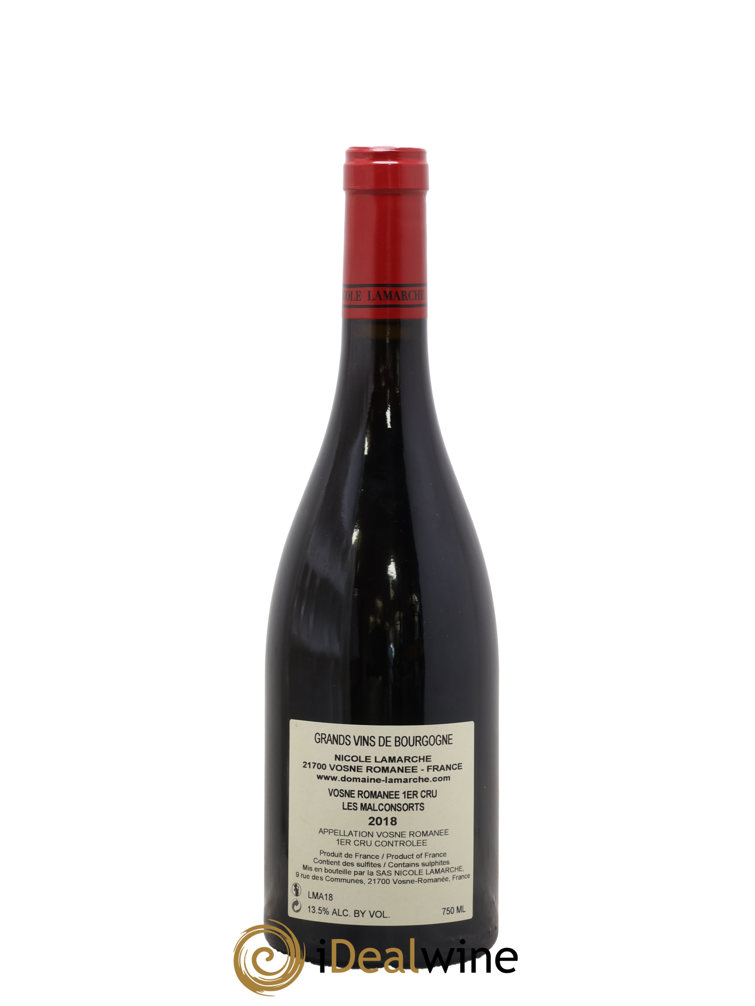 Vosne-Romanée 1er Cru Les Malconsorts Lamarche (Domaine) 2018 - Lot of 1 bottle - 1
