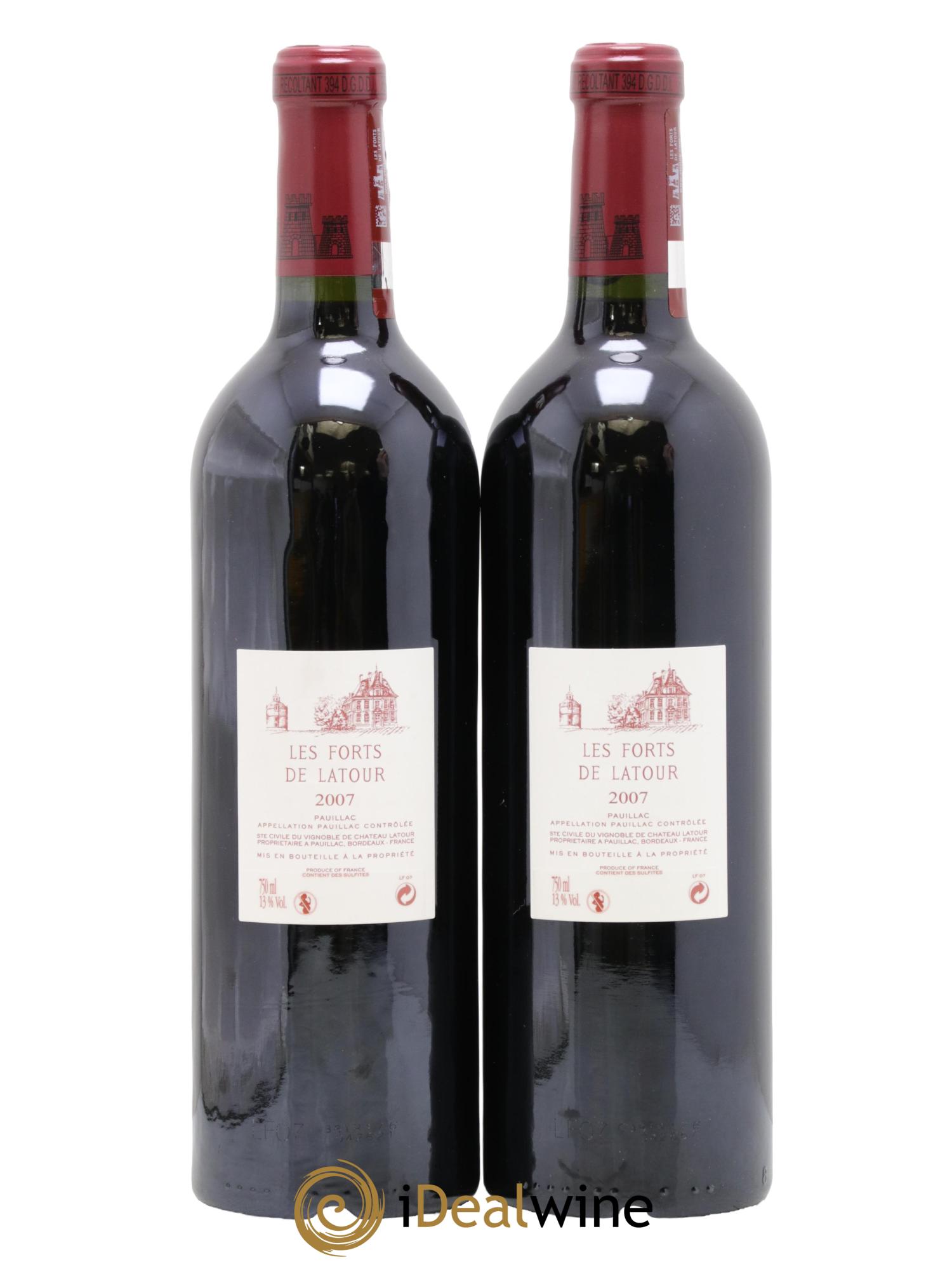 Les Forts de Latour Second Vin 2007 - Lot de 2 bouteilles - 1