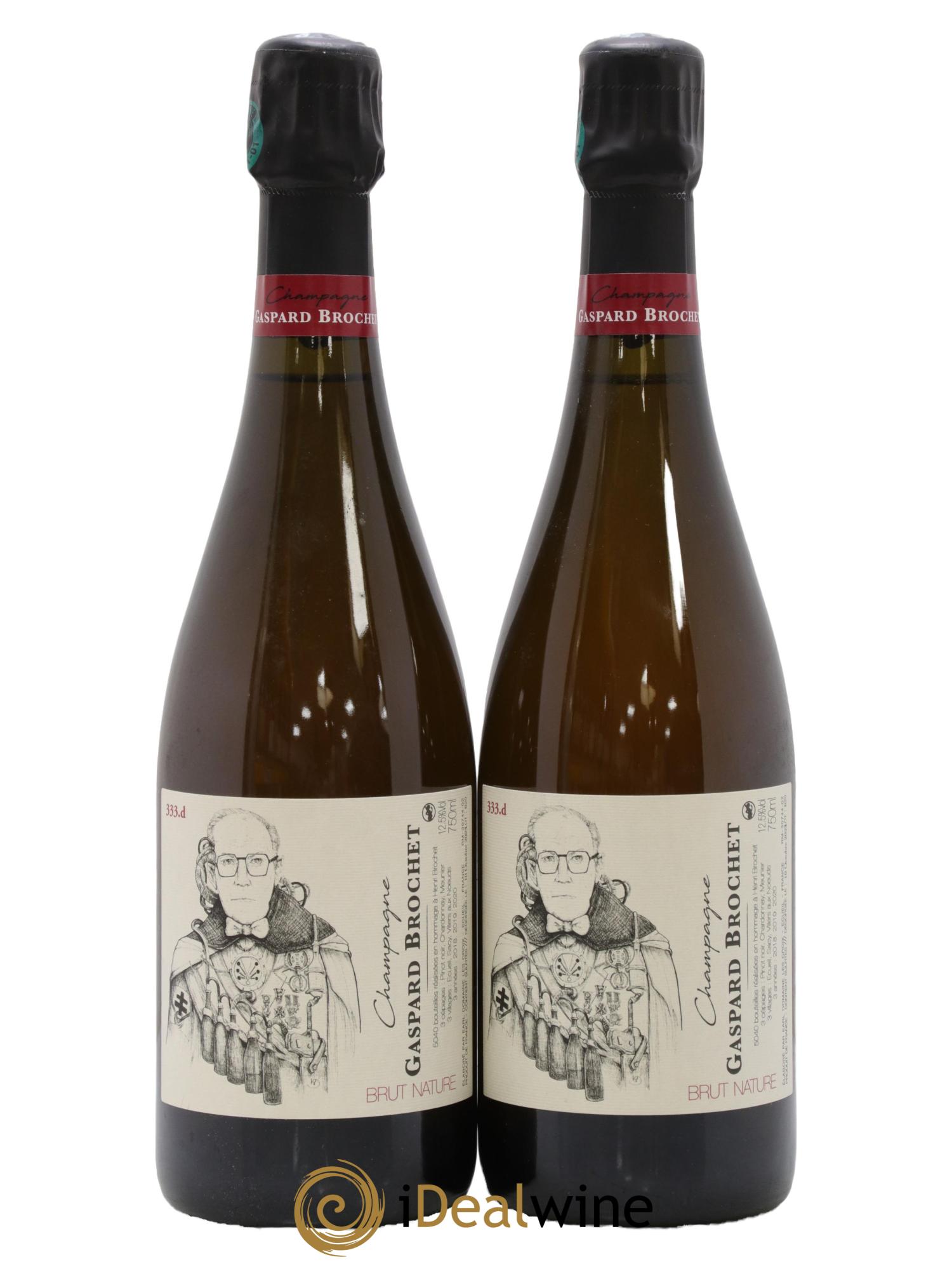 333.d Brut Nature Gaspard Brochet - Lot de 2 bouteilles - 0