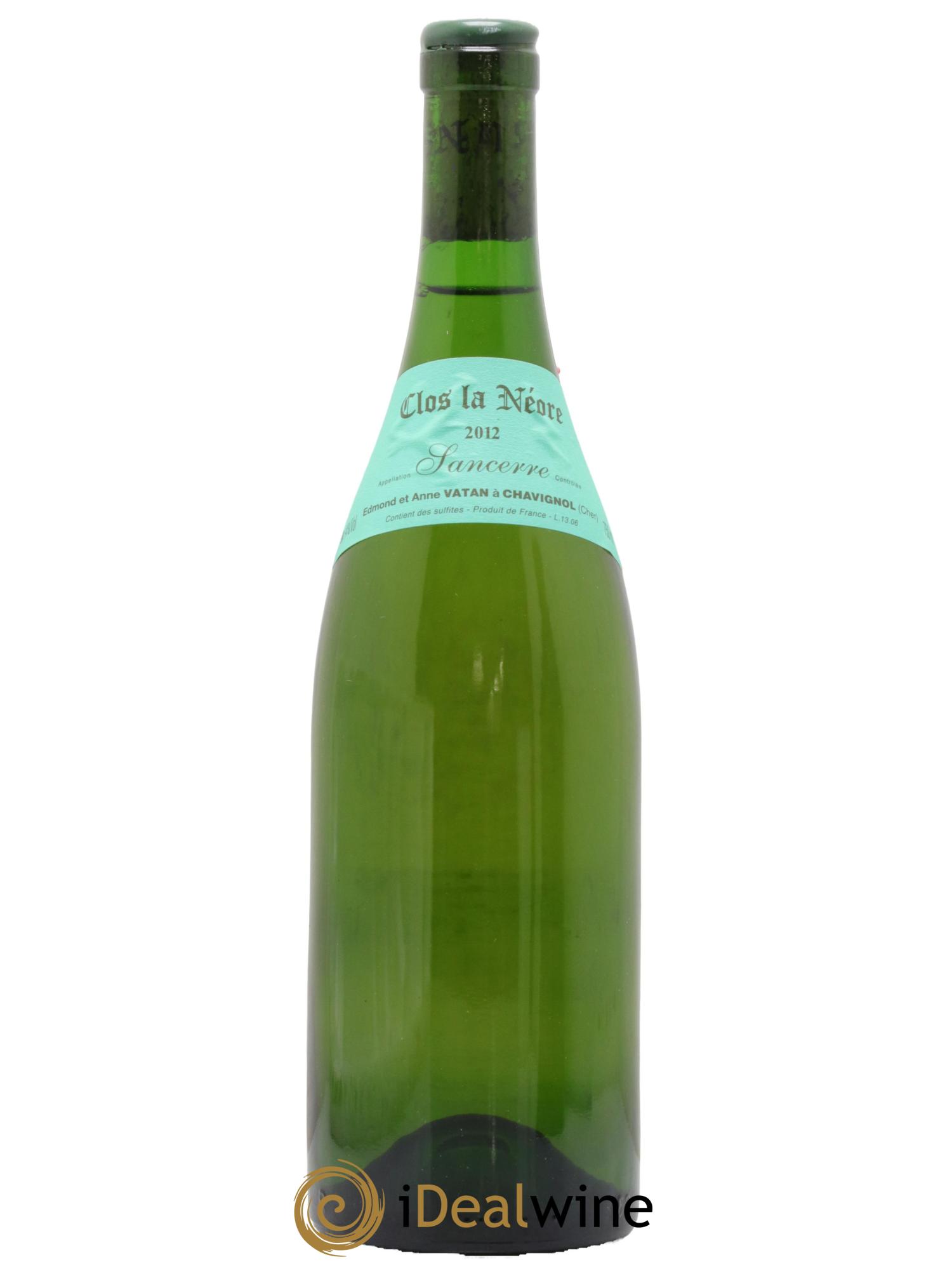 Sancerre Clos la Neore Edmond Vatan 2012 - Lot de 1 bouteille - 0