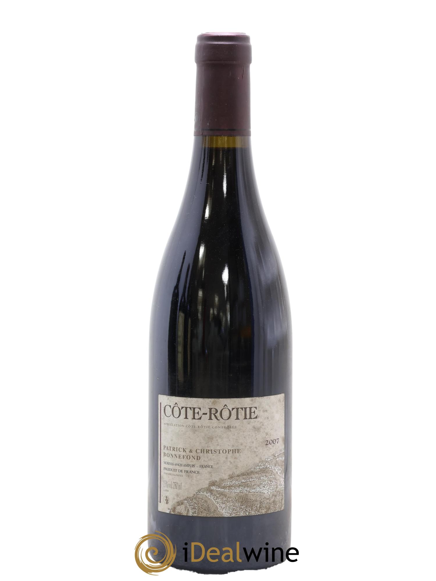 Côte-Rôtie Domaine Bonnefond 2007 - Lot de 1 bouteille - 0