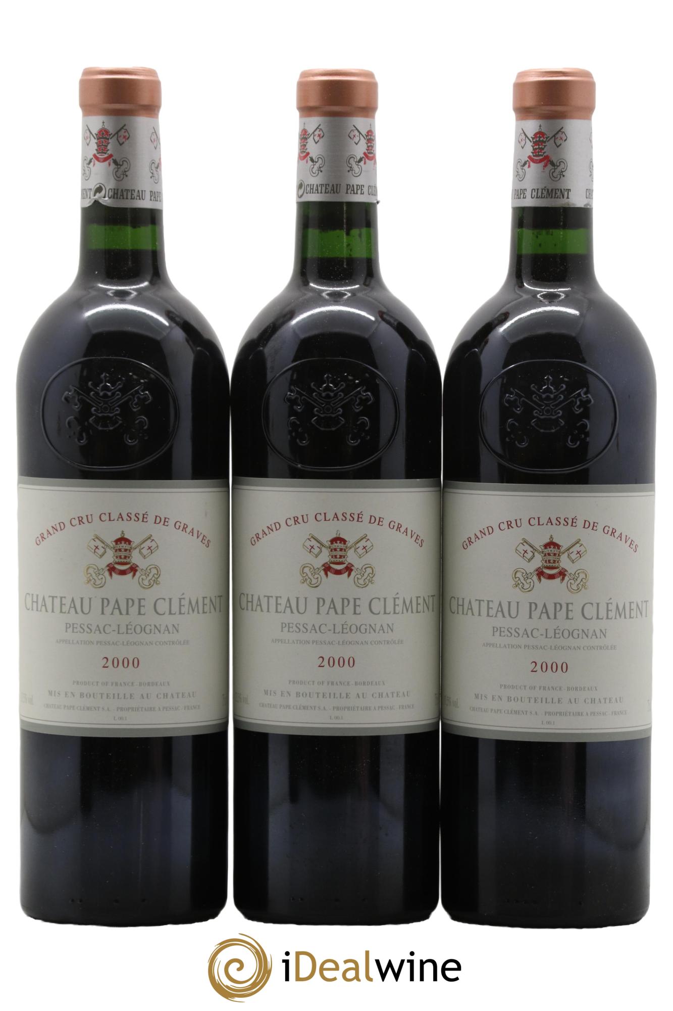 Château Pape Clément Cru Classé de Graves 2000 - Lot de 12 bouteilles - 2