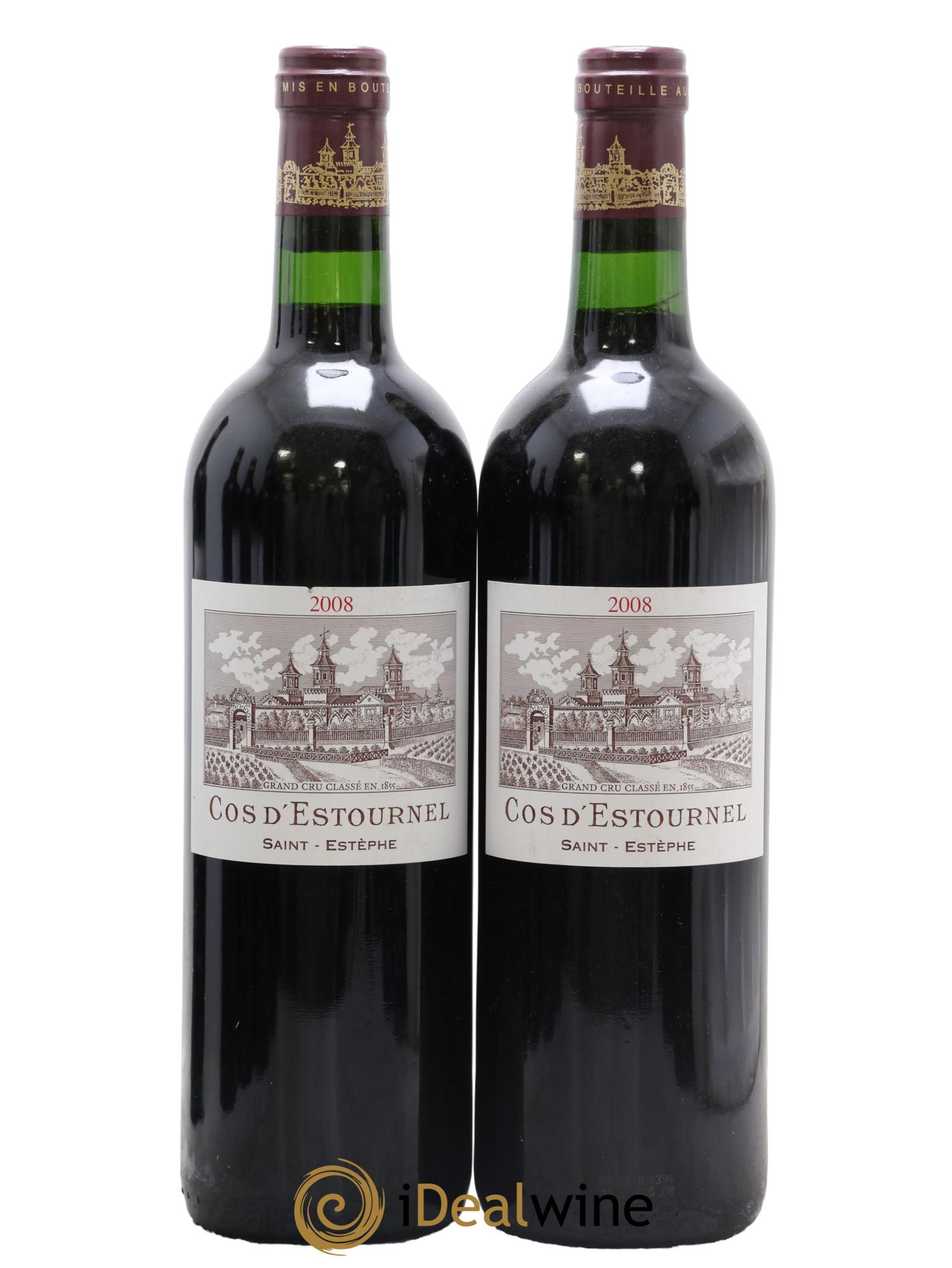 Cos d'Estournel 2ème Grand Cru Classé 2008 - Lot de 2 bouteilles - 0