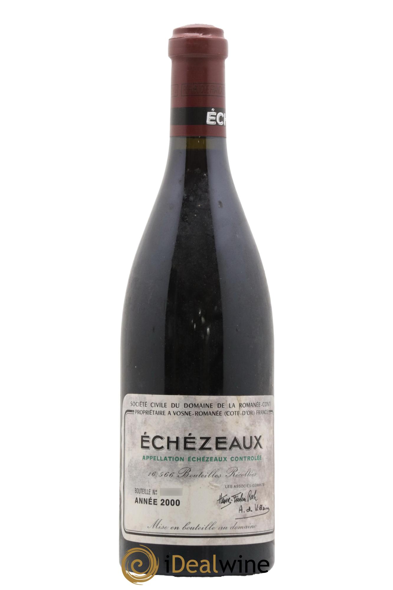 Echezeaux Grand Cru Domaine de la Romanée-Conti 2000 - Lot de 1 bouteille - 0