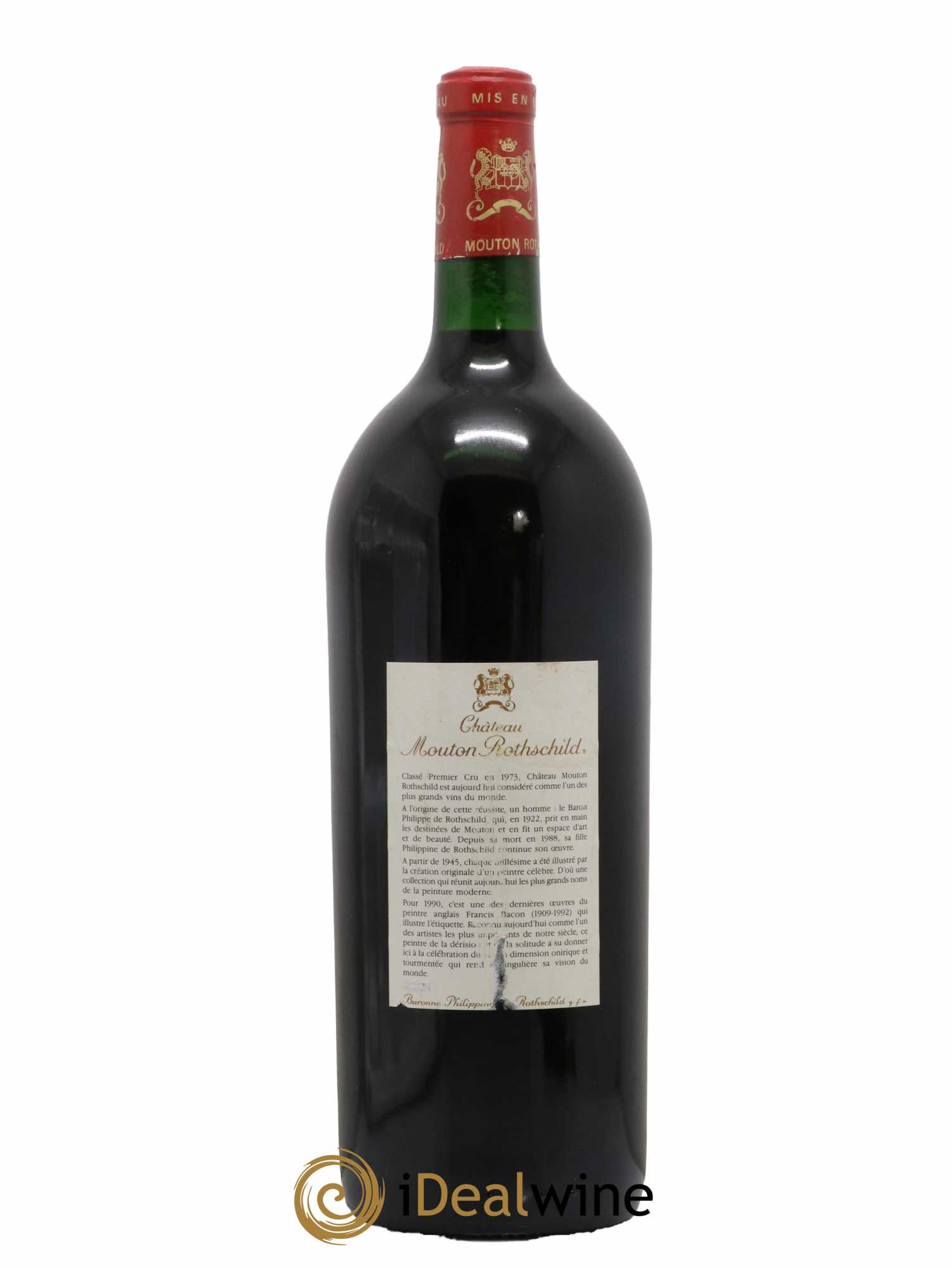 Château Mouton Rothschild 1er Grand Cru Classé 1990 - Lot de 1 magnum - 1