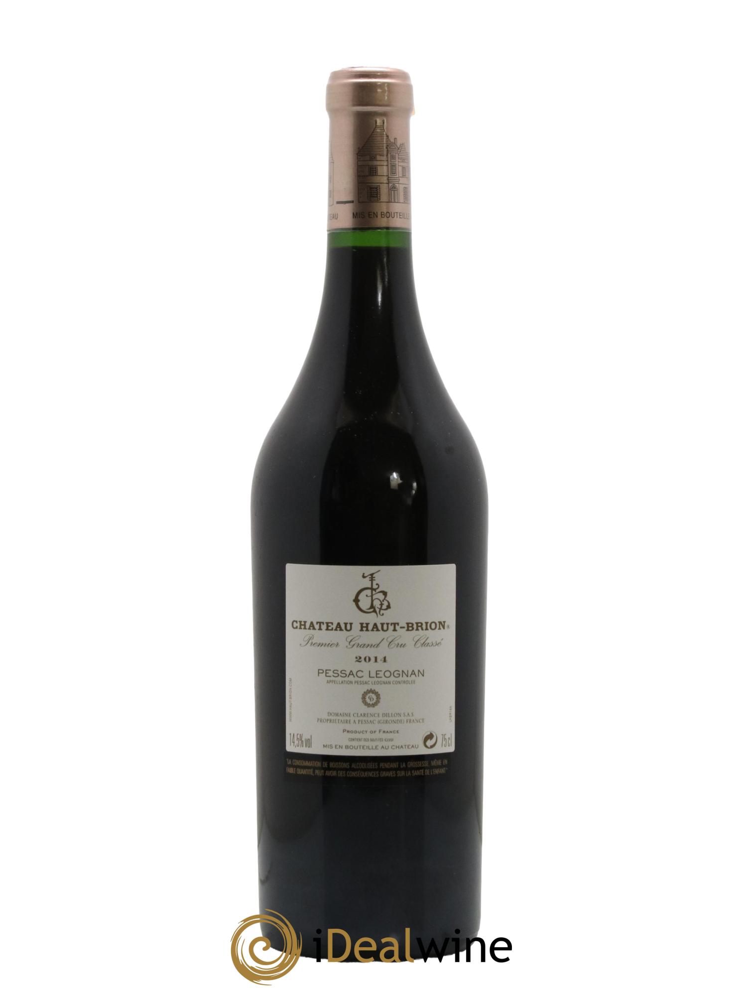 Château Haut Brion 1er Grand Cru Classé 2014 - Lotto di 1 bottiglia - 1