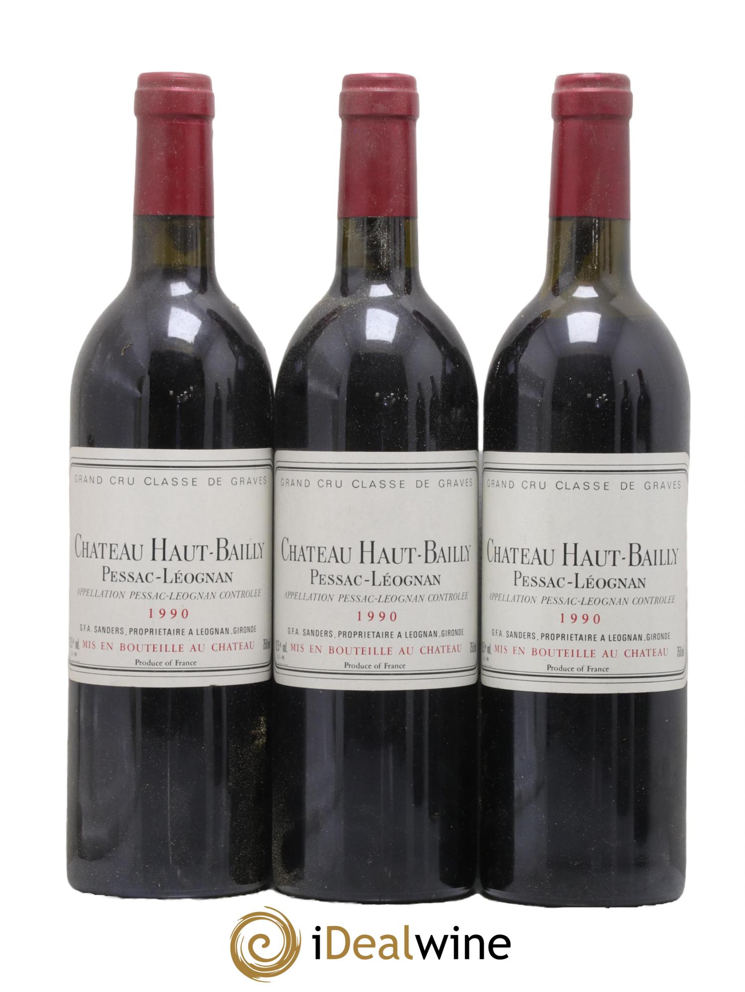Château Haut-Bailly Cru Classé de Graves 1990 - Lotto di 6 bottiglie - 1
