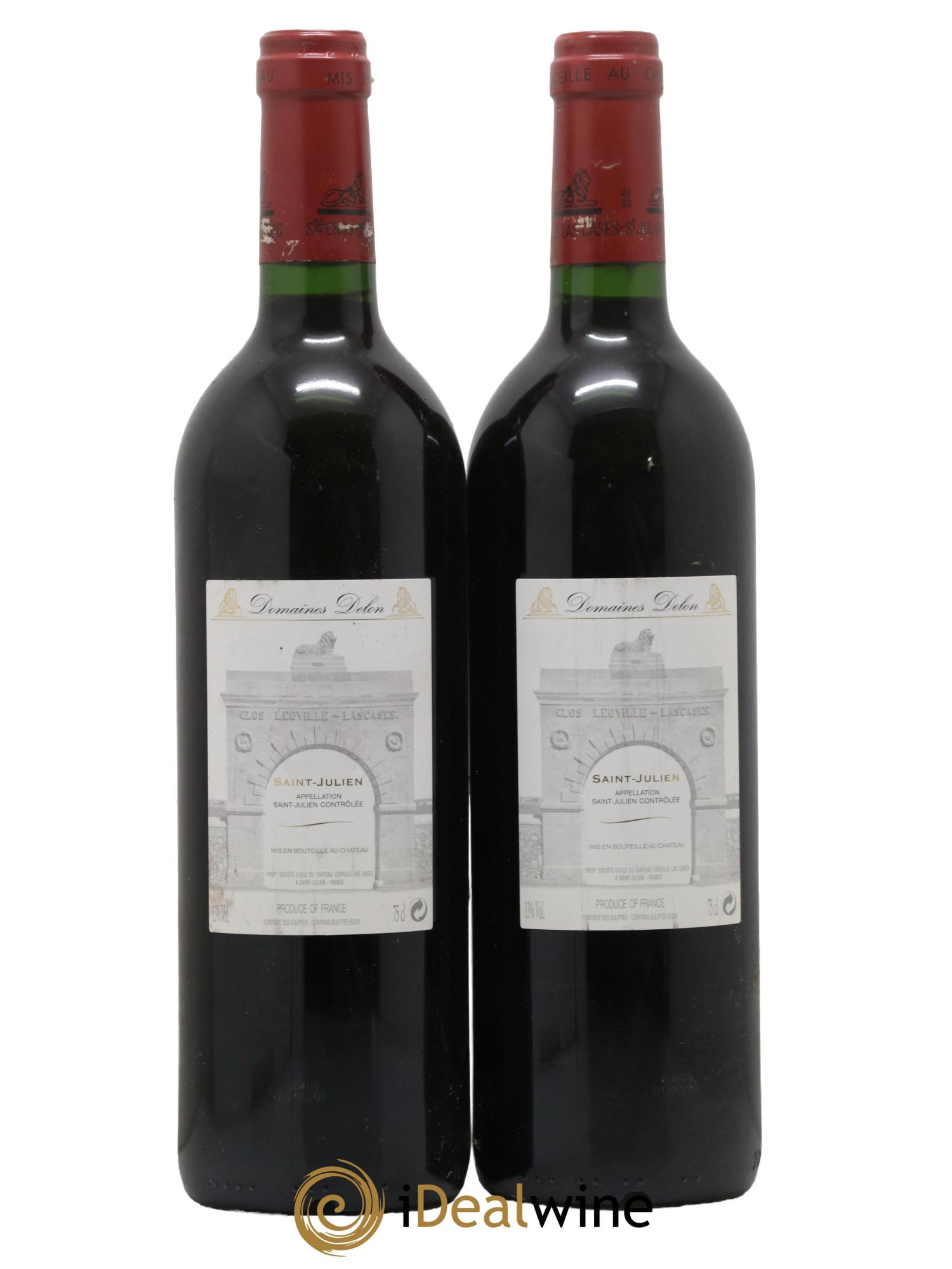 Château Léoville Las Cases 2ème Grand Cru Classé 2003 - Lot of 2 bottles - 1