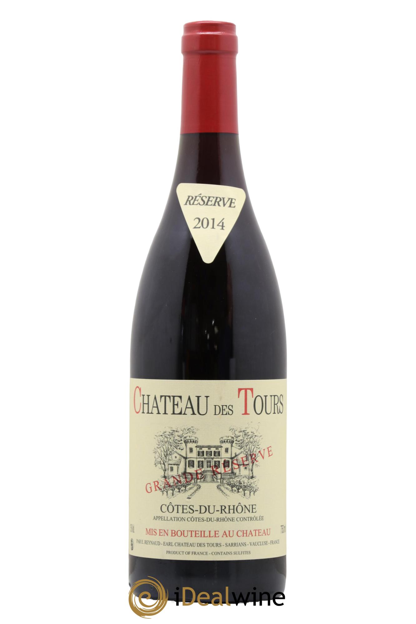 Côtes-du-Rhône Château des Tours Grande Réserve Emmanuel Reynaud 2014 - Lot de 1 bouteille - 0