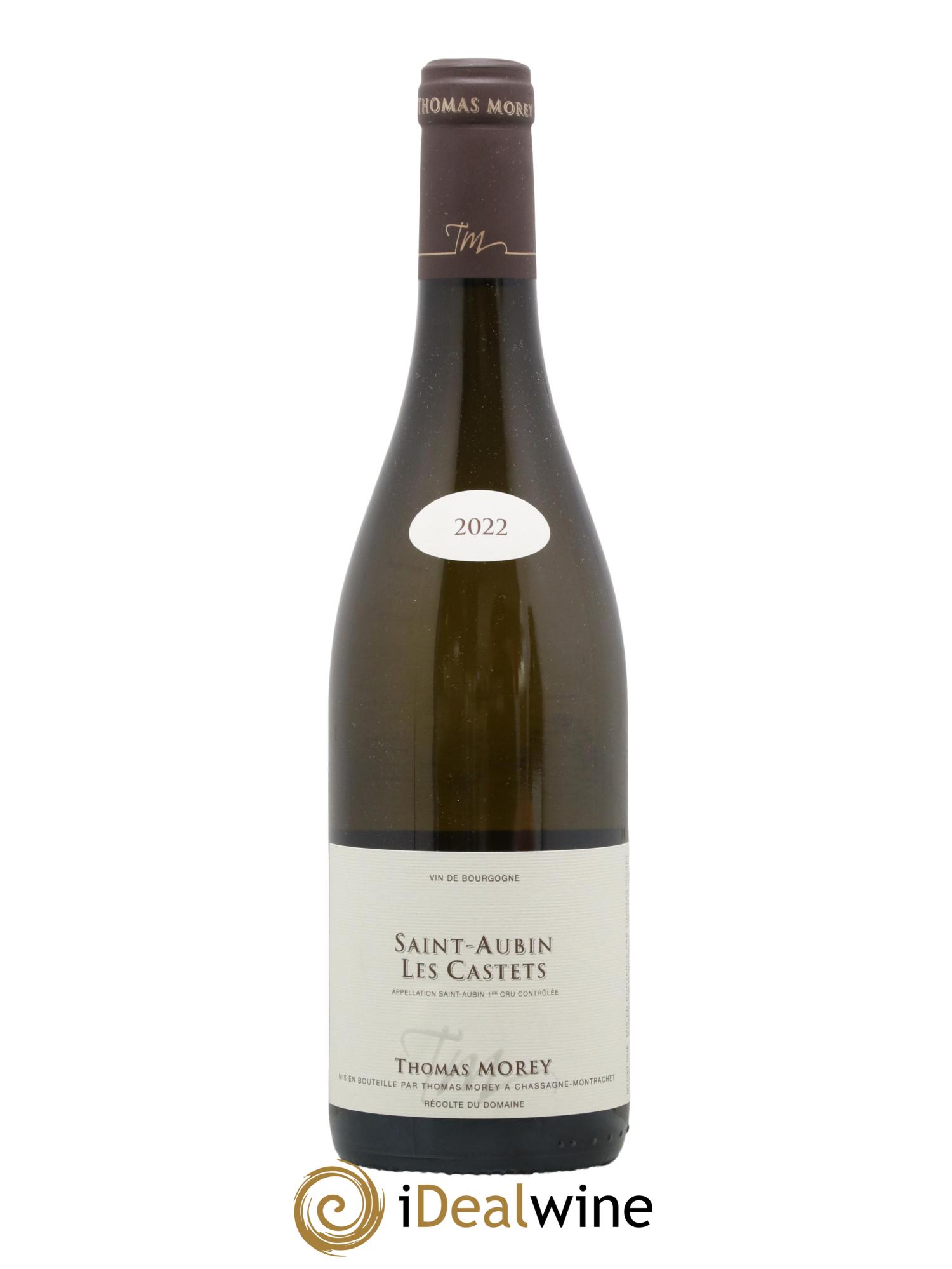 Saint-Aubin 1er Cru Les Castets Thomas Morey 2022 - Lot de 1 bouteille - 0