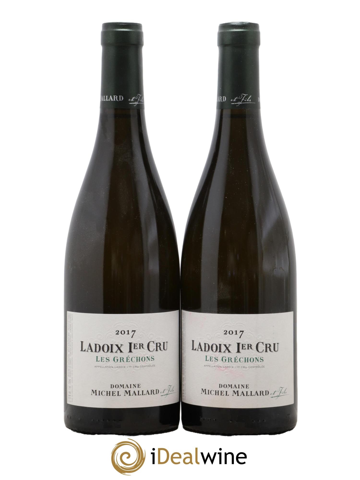 Ladoix 1er Cru Les Grechons Domaine Michel Mallard Fils 2017 - Lot de 2 bouteilles - 0