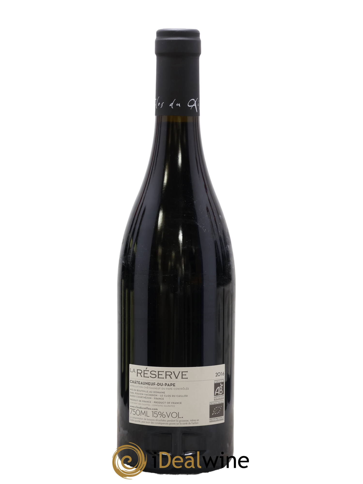Châteauneuf-du-Pape Domaine Le Clos du Caillou Réserve Sylvie Vacheron 2016 - Lot de 1 bouteille - 1