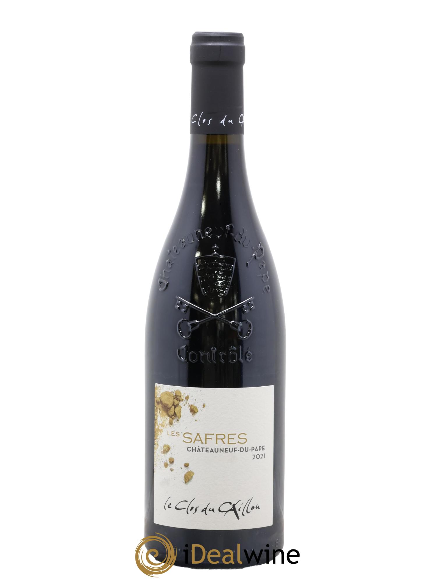 Châteauneuf-du-Pape Le Clos du Caillou Les Safres Sylvie Vacheron 2021 - Lot de 1 bouteille - 0