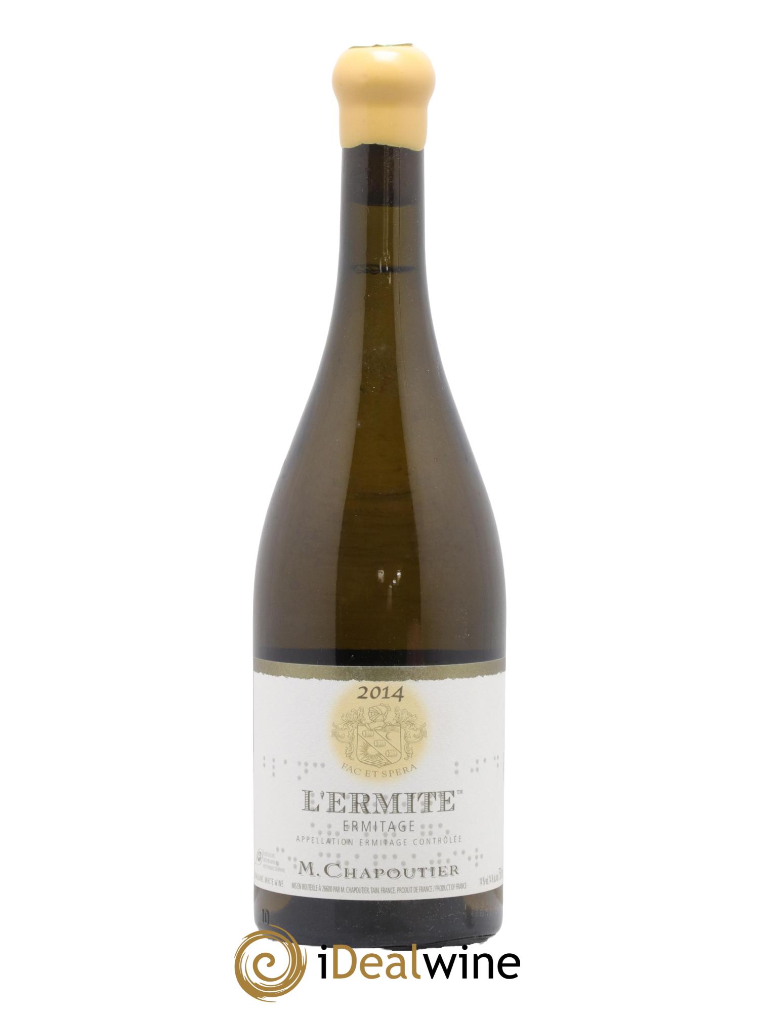 Hermitage Ermitage l'Ermite Chapoutier 2014 - Lot de 1 bouteille - 0
