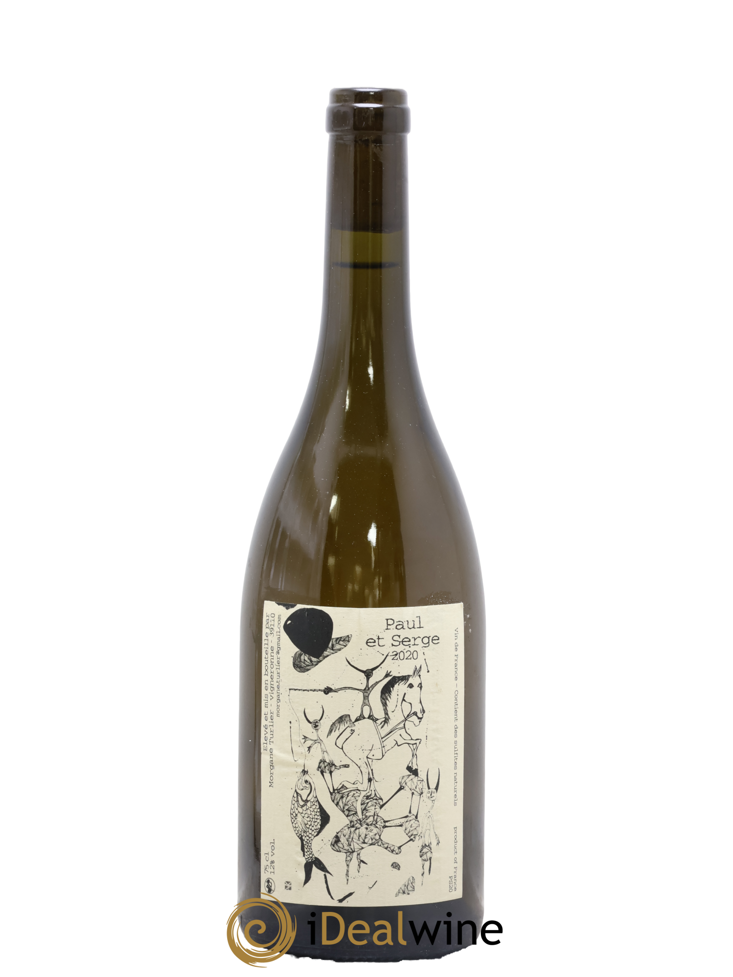 Vin de France Paul et Serge Morgane Turlier 2020 - Lot de 1 bouteille - 0