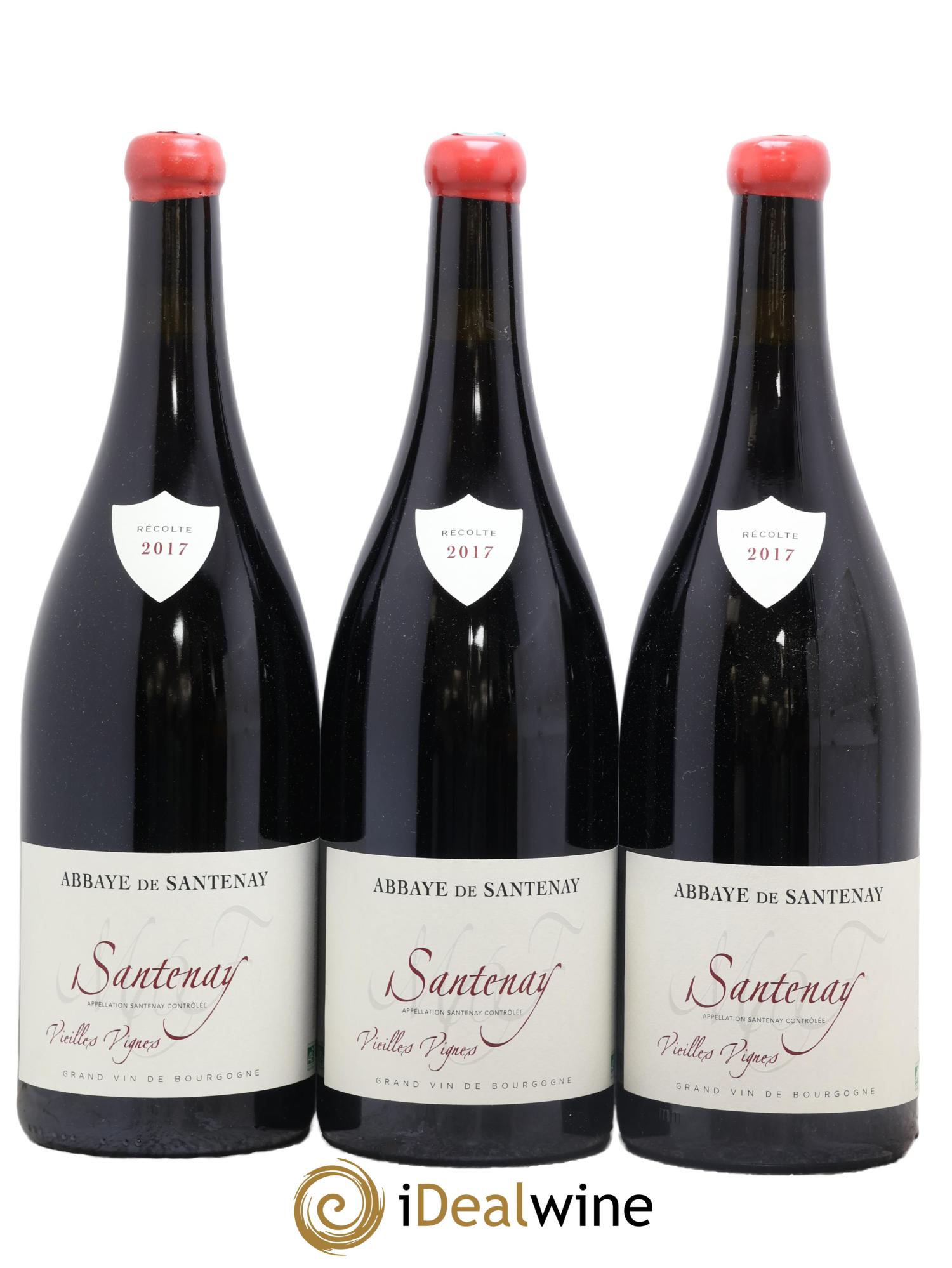 Santenay Vieilles Vignes Abbaye de Santenay 2017 - Lot de 3 magnums - 0