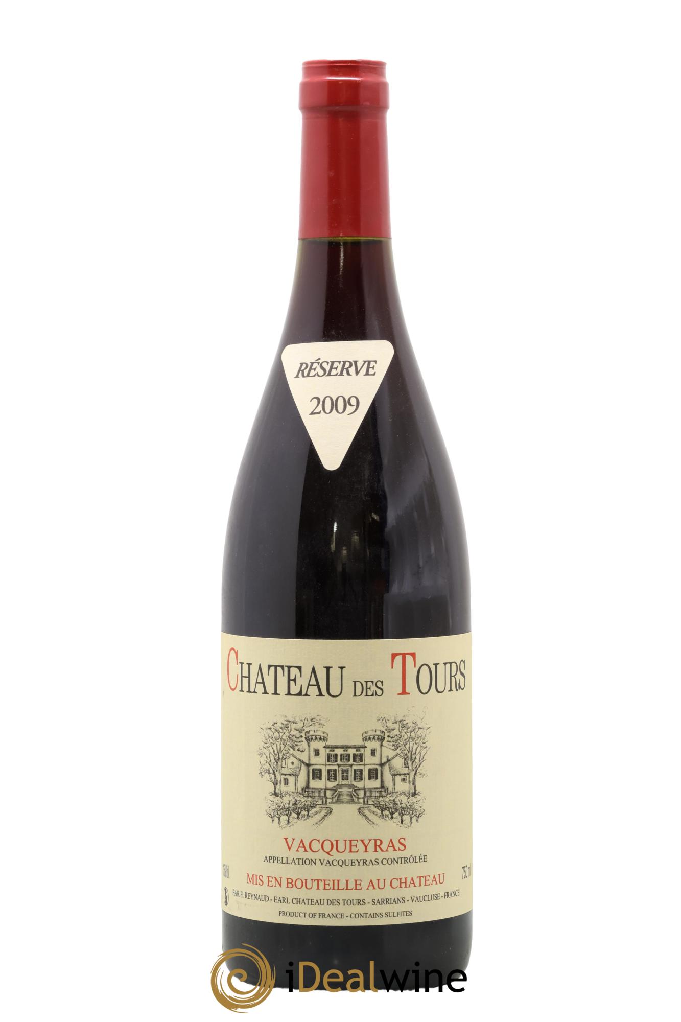 Vacqueyras Château des Tours Emmanuel Reynaud 2009 - Lotto di 1 bottiglia - 0