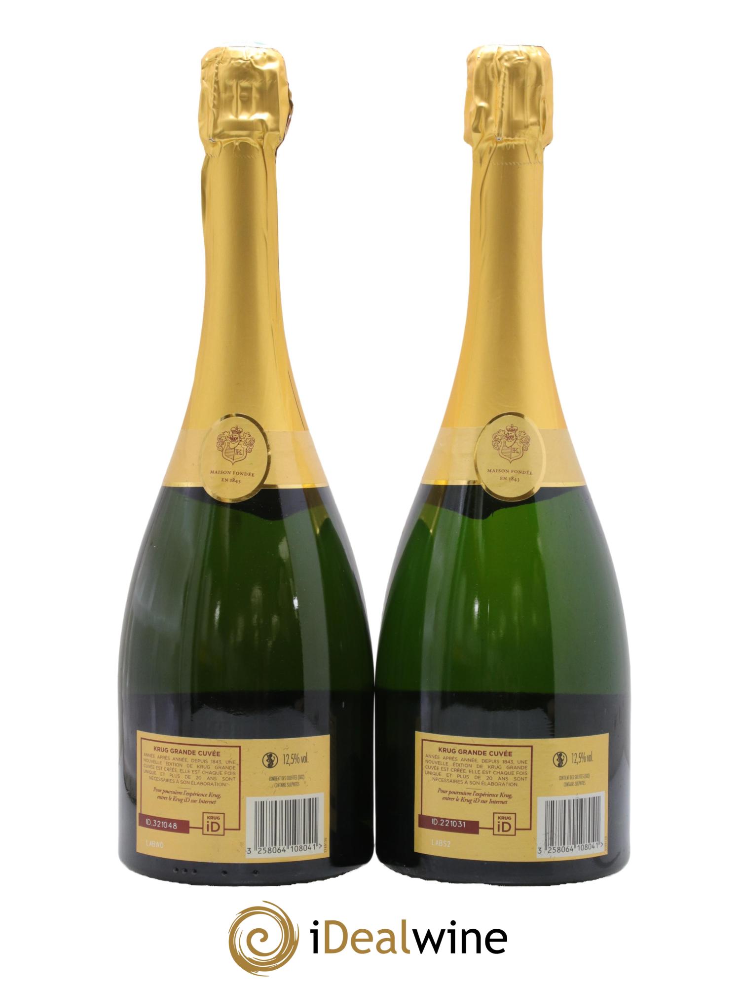Grande Cuvée - 170ème édition Krug - Lot of 2 bottles - 1