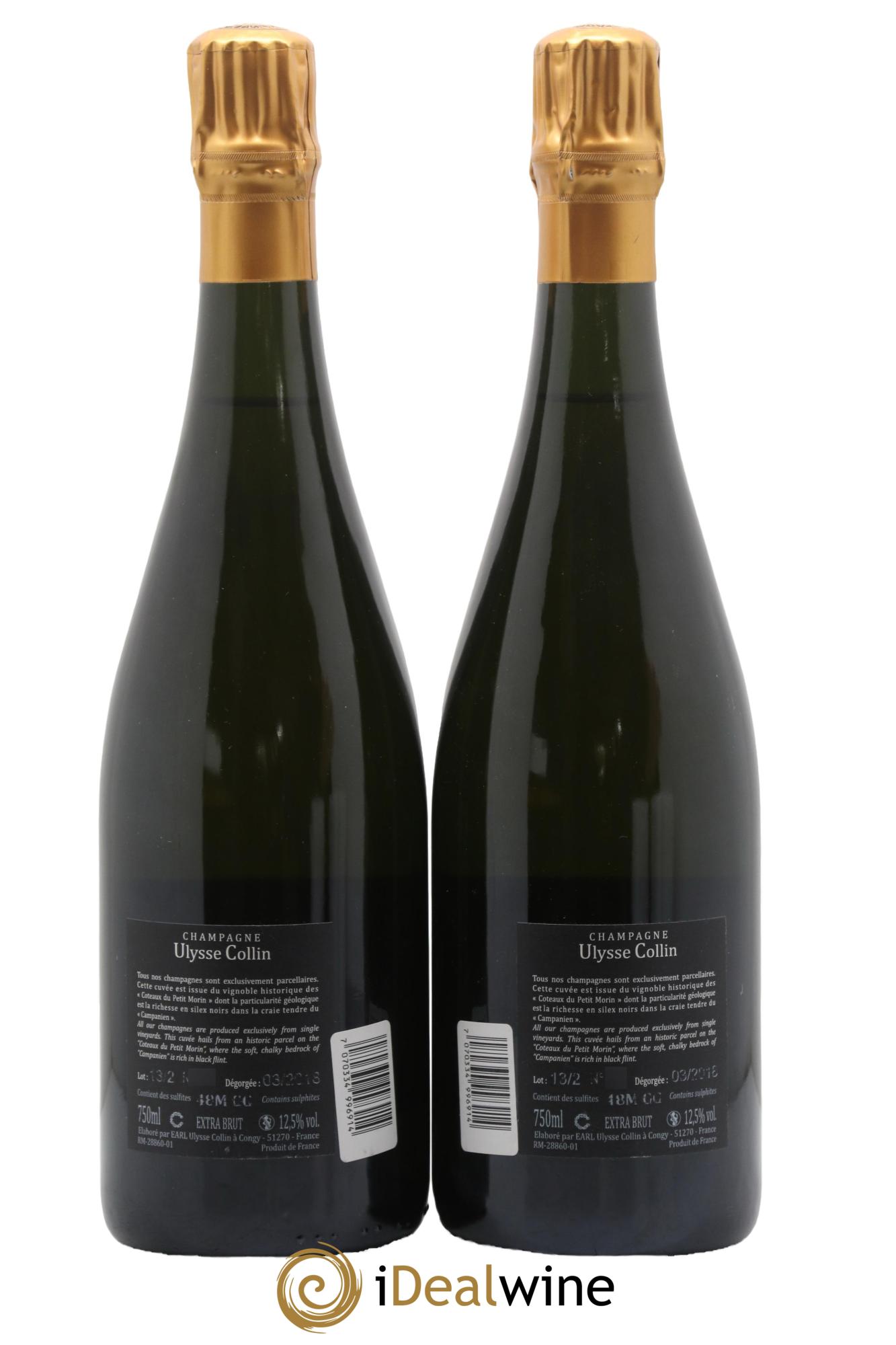 Les Enfers Blanc de Blancs Extra-Brut Ulysse Collin - Lot de 2 bouteilles - 1