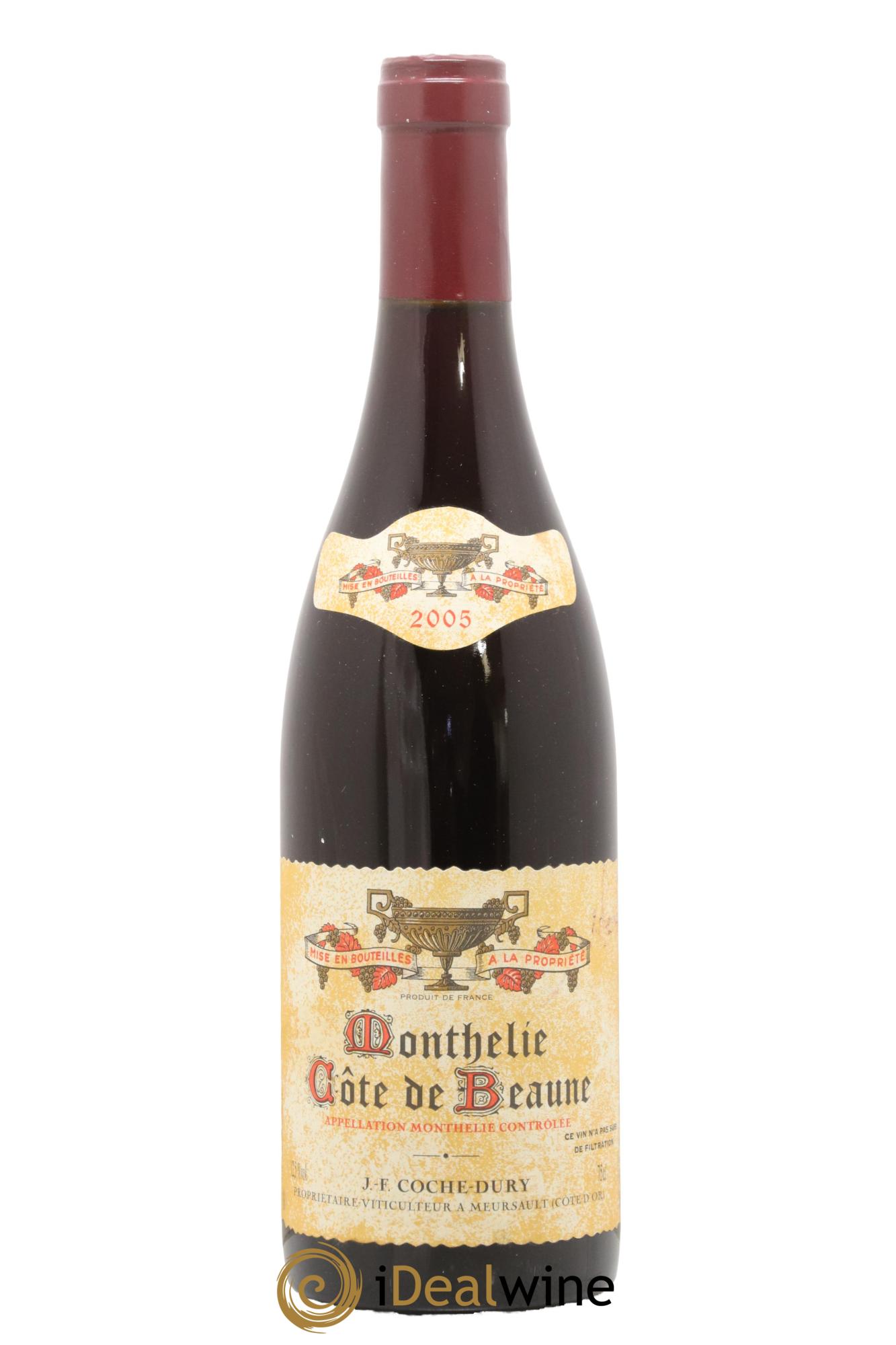 Monthélie Coche Dury (Domaine) 2005 - Lot de 1 bouteille - 0