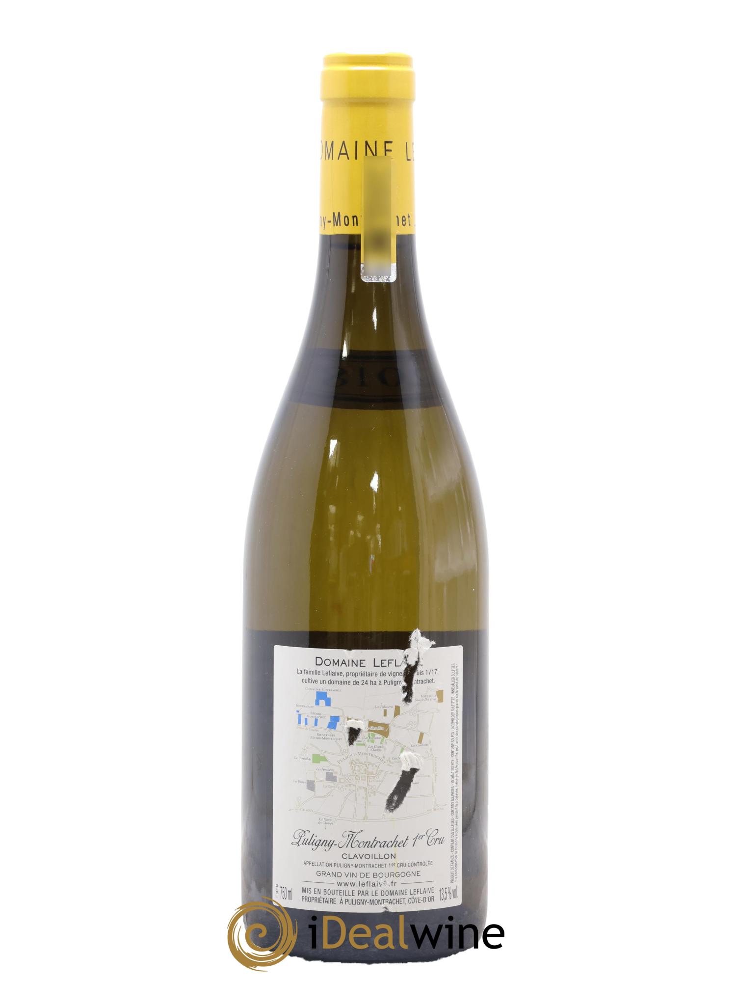 Puligny-Montrachet 1er Cru Clavoillon Leflaive (Domaine) 2018 - Lot de 1 bouteille - 1