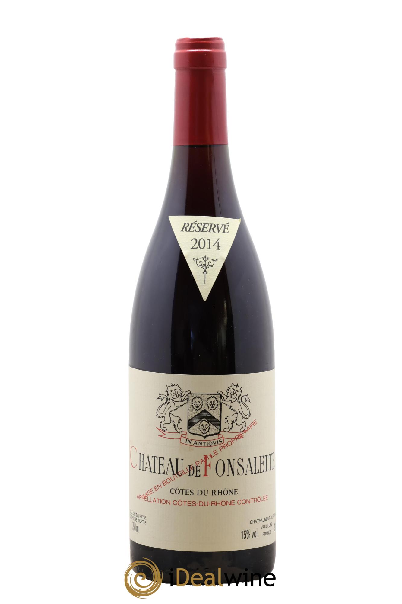 Côtes-du-Rhône Château de Fonsalette Emmanuel Reynaud 2014 - Lot of 1 bottle - 0
