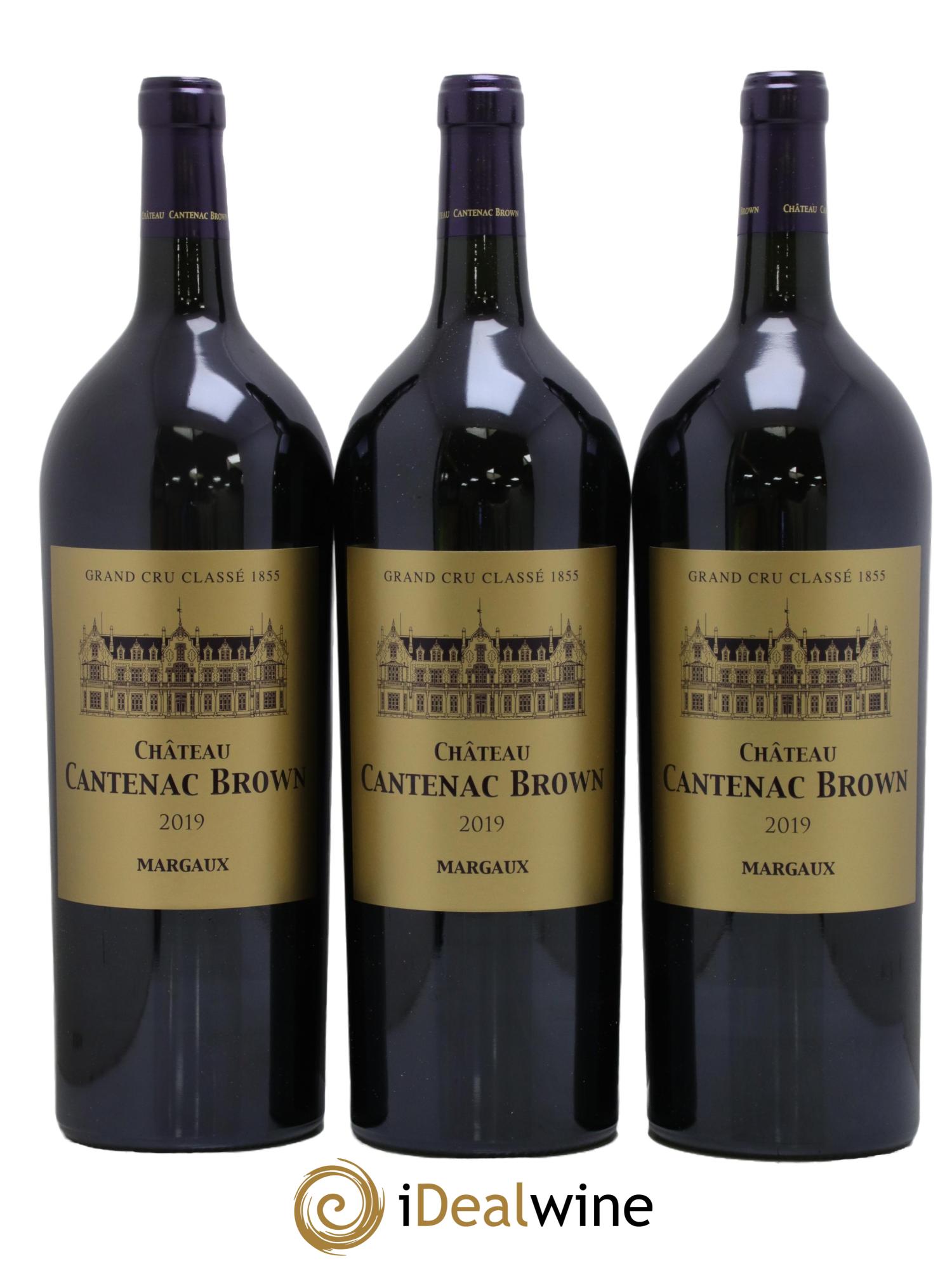 Château Cantenac Brown 3ème Grand Cru Classé 2019 - Posten von 3 Magnum - 0