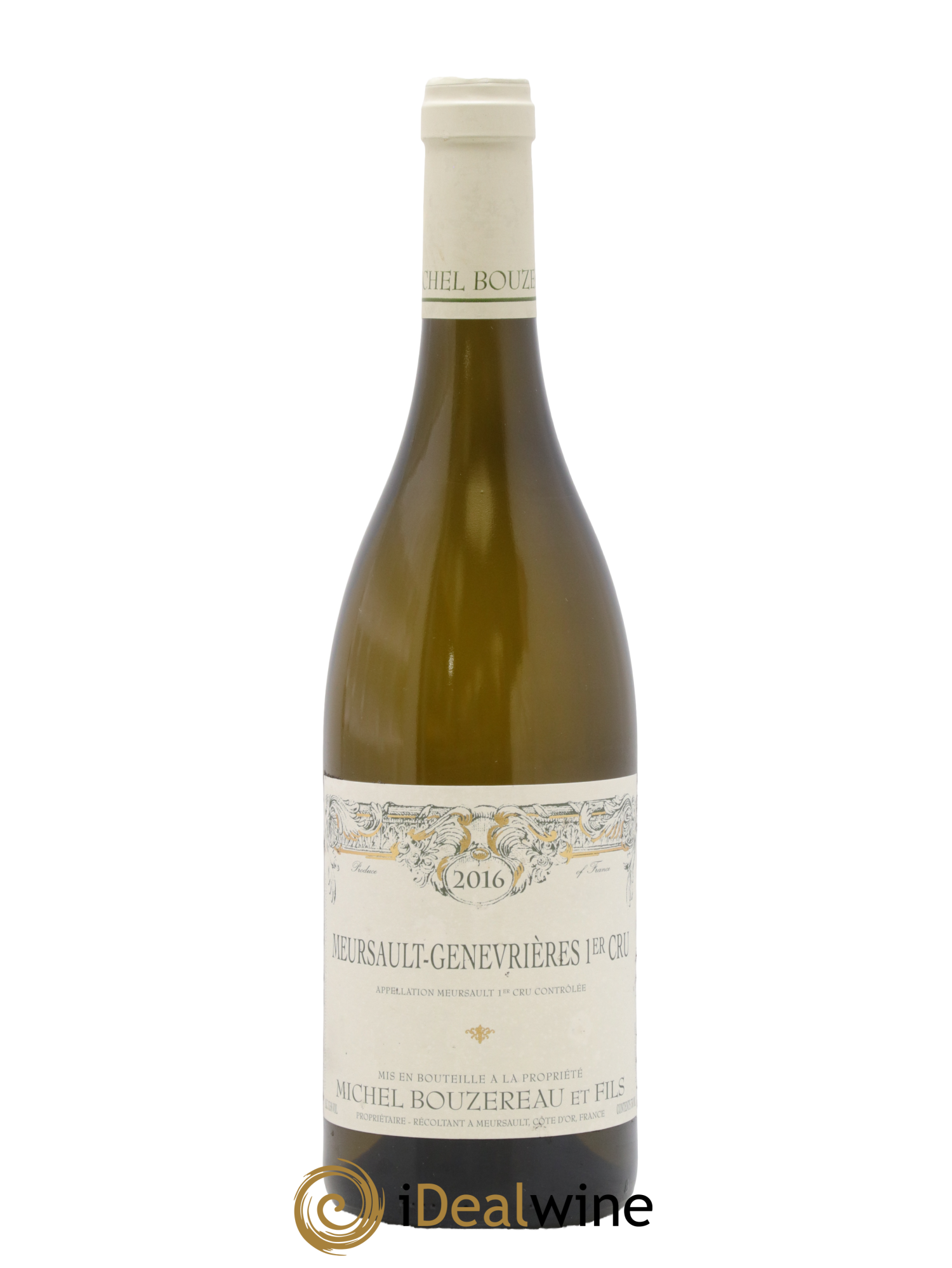 Meursault 1er Cru Les Genevrières Michel Bouzereau et Fils (Domaine) 2016 - Lot de 1 bouteille - 0