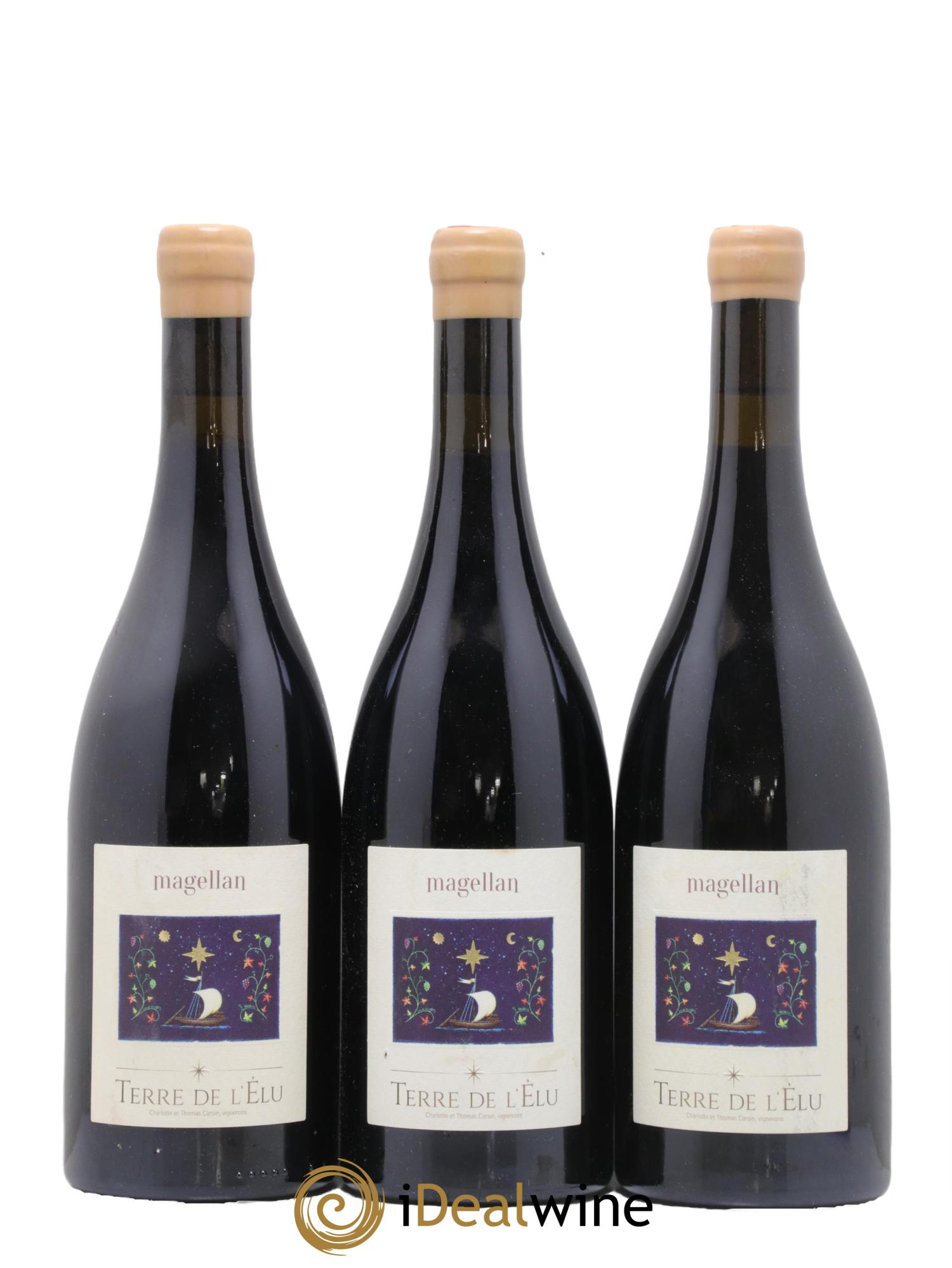 Vin de France Magellan Terre de l'Elu (Clos de L'Elu) 2018 - Lot de 3 bouteilles - 0