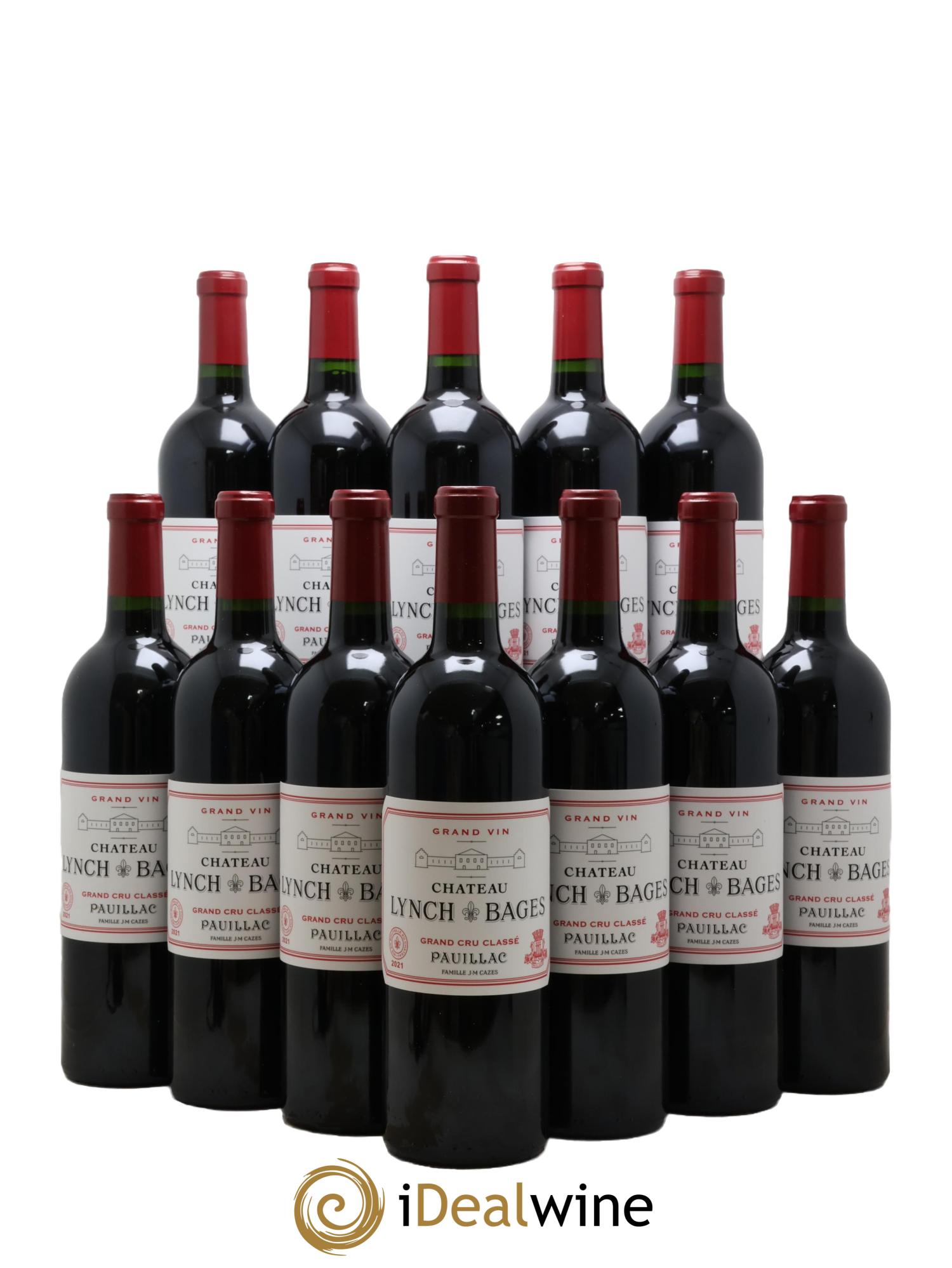 Château Lynch Bages 5ème Grand Cru Classé 2021 - Lot de 12 bouteilles - 0