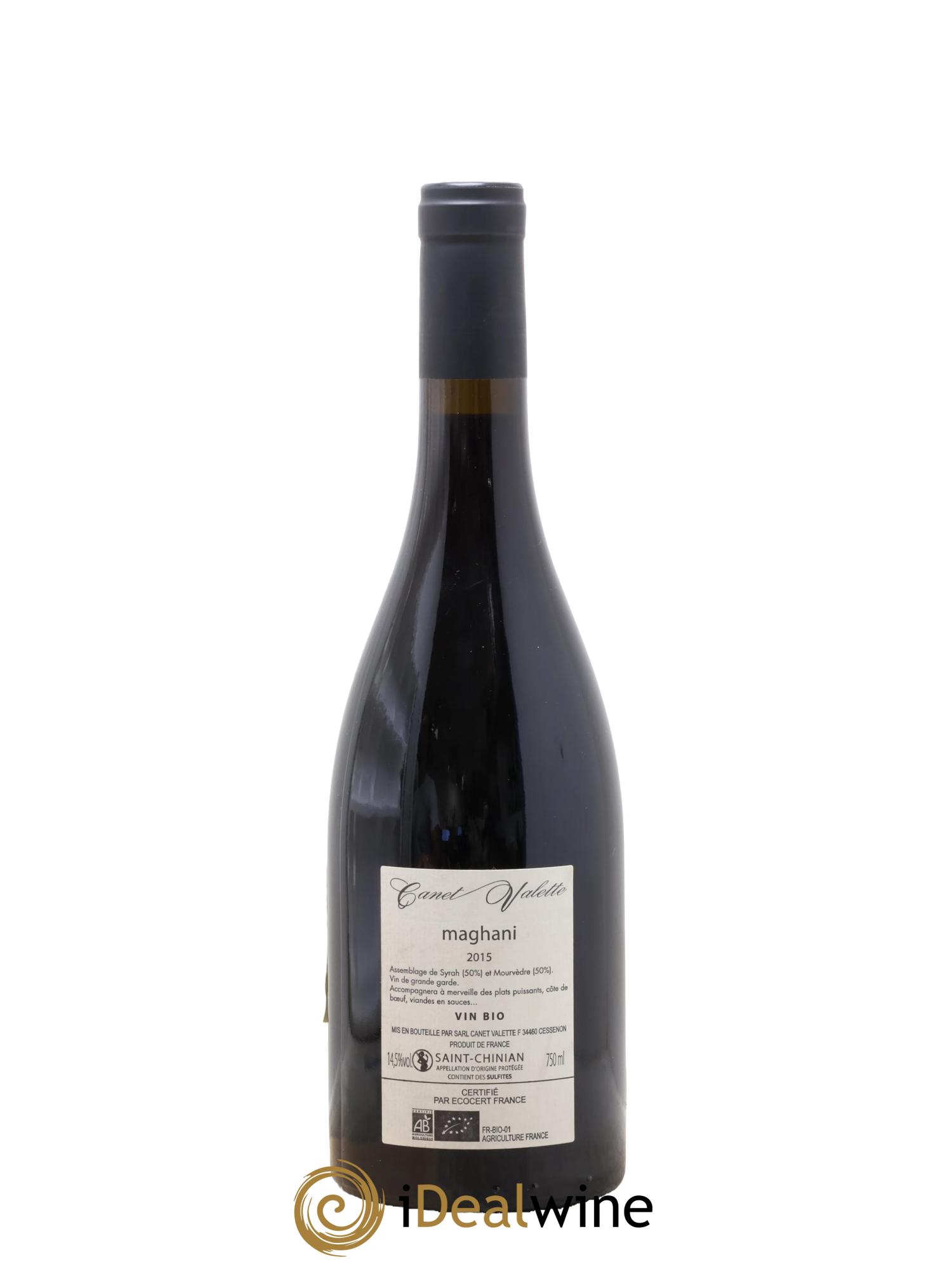 Saint-Chinian Maghani Canet-Valette (Domaine) 2015 - Lotto di 1 bottiglia - 1