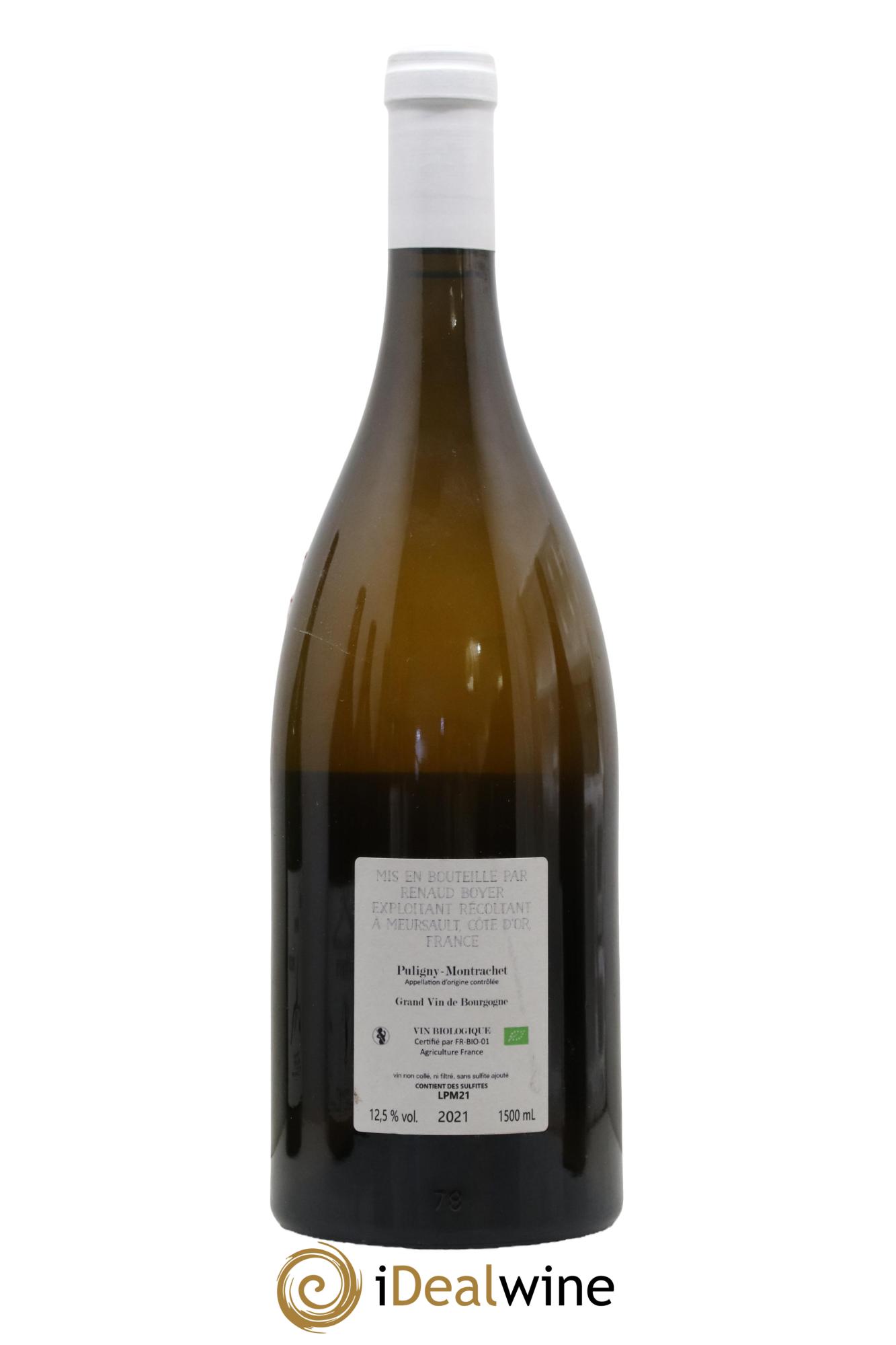 Puligny-Montrachet Les Reuchaux Renaud Boyer 2021 - Lot of 1 magnum - 1