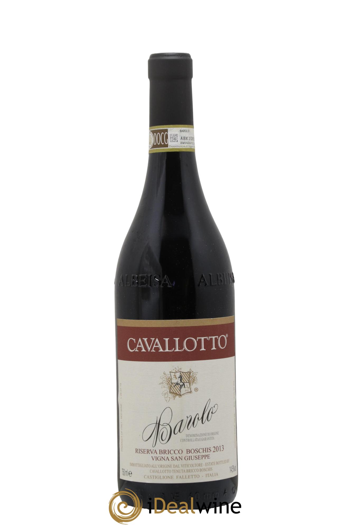 Barolo DOCG Riserva Bricco Boschis Vigna San Giuseppe Cavallotto 2013 - Lot of 1 bottle - 0