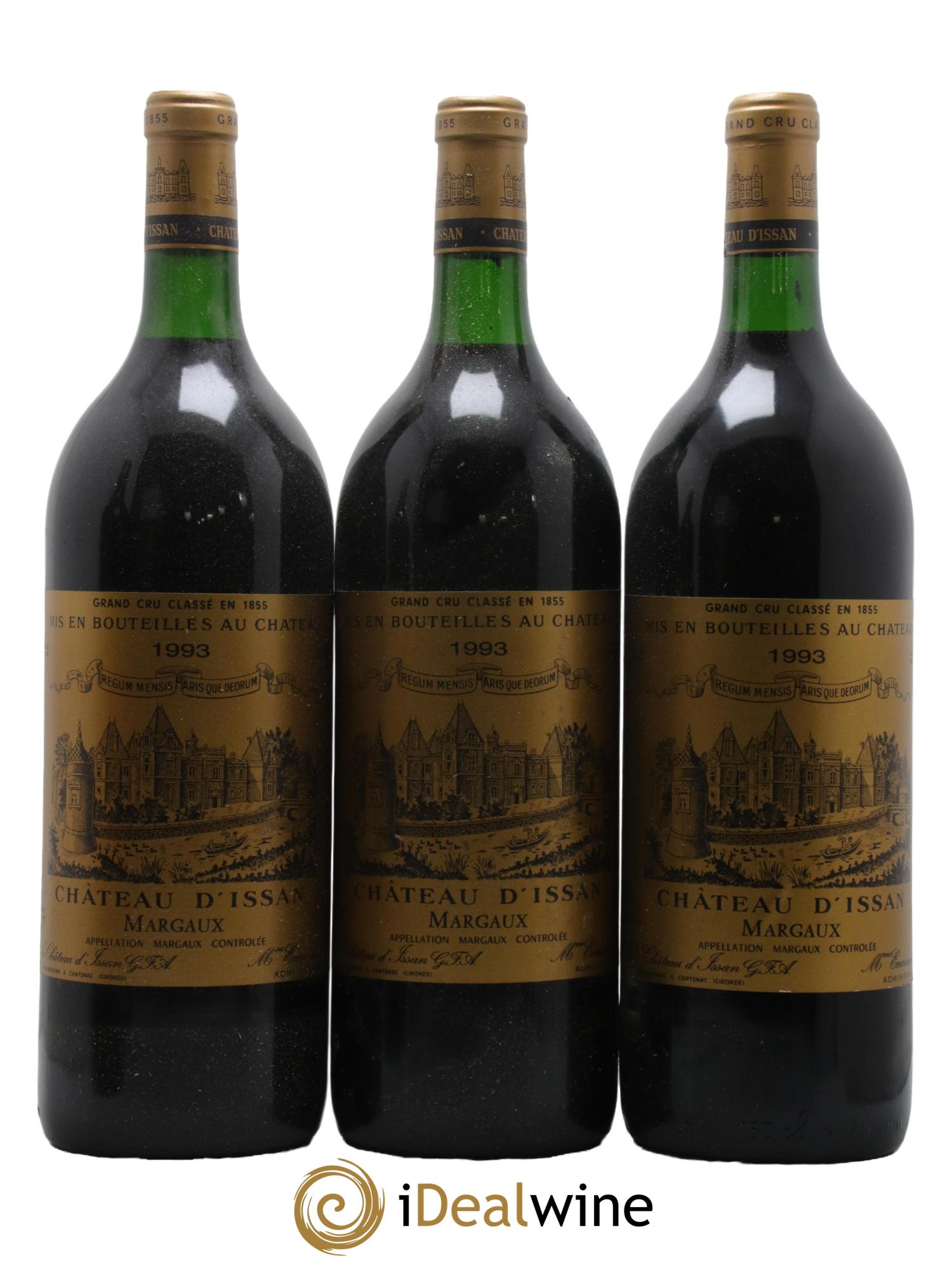 Château d'Issan 3ème Grand Cru Classé 1993 - Lot de 3 magnums - 0