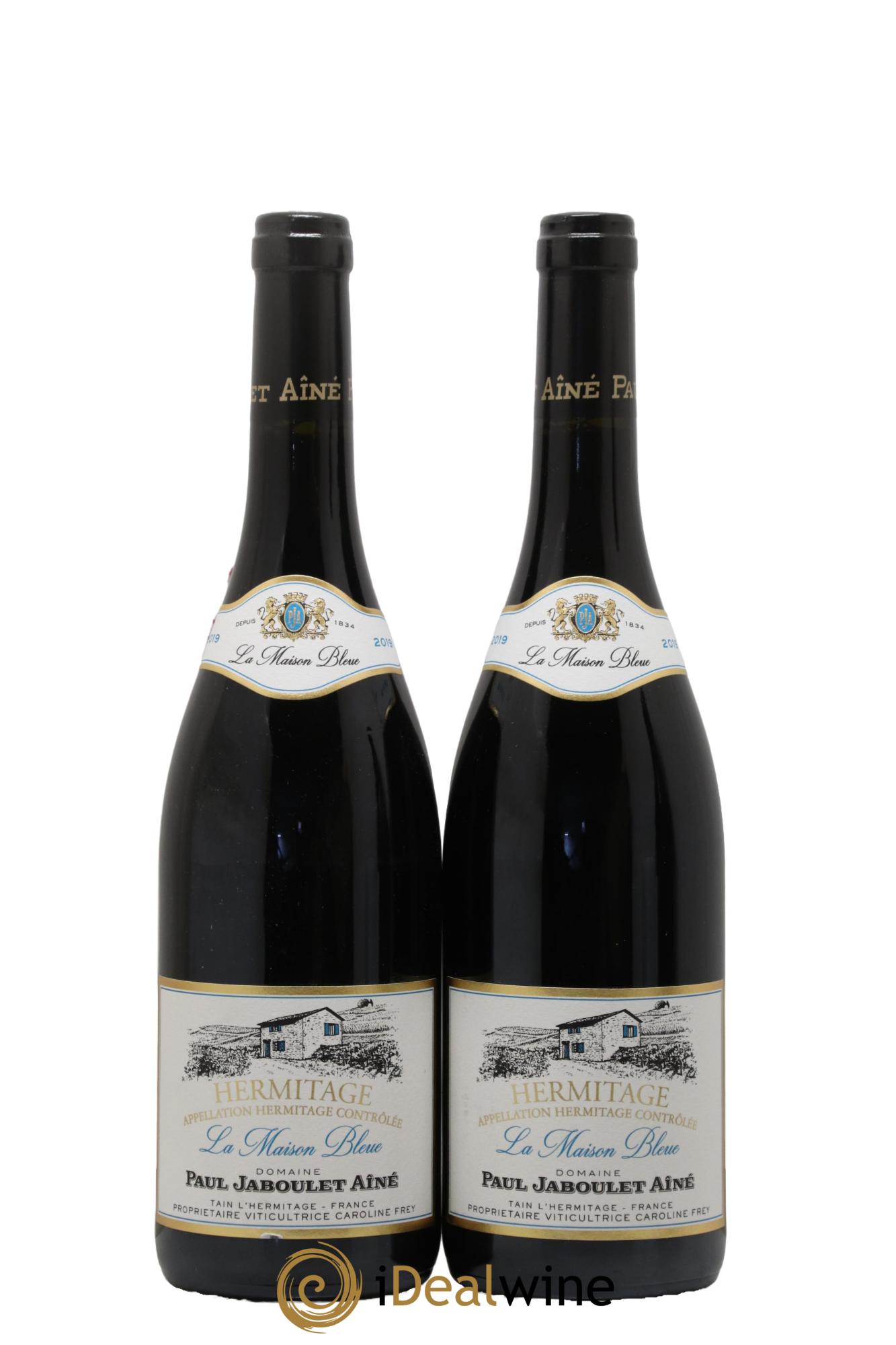 Hermitage La Maison Bleue Paul Jaboulet Ainé 2019 - Lot of 2 bottles - 0