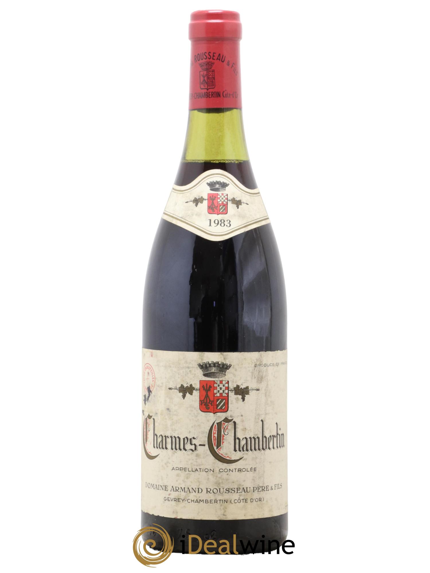 Charmes-Chambertin Grand Cru Armand Rousseau (Domaine) 1983 - Lot de 1 bouteille - 0