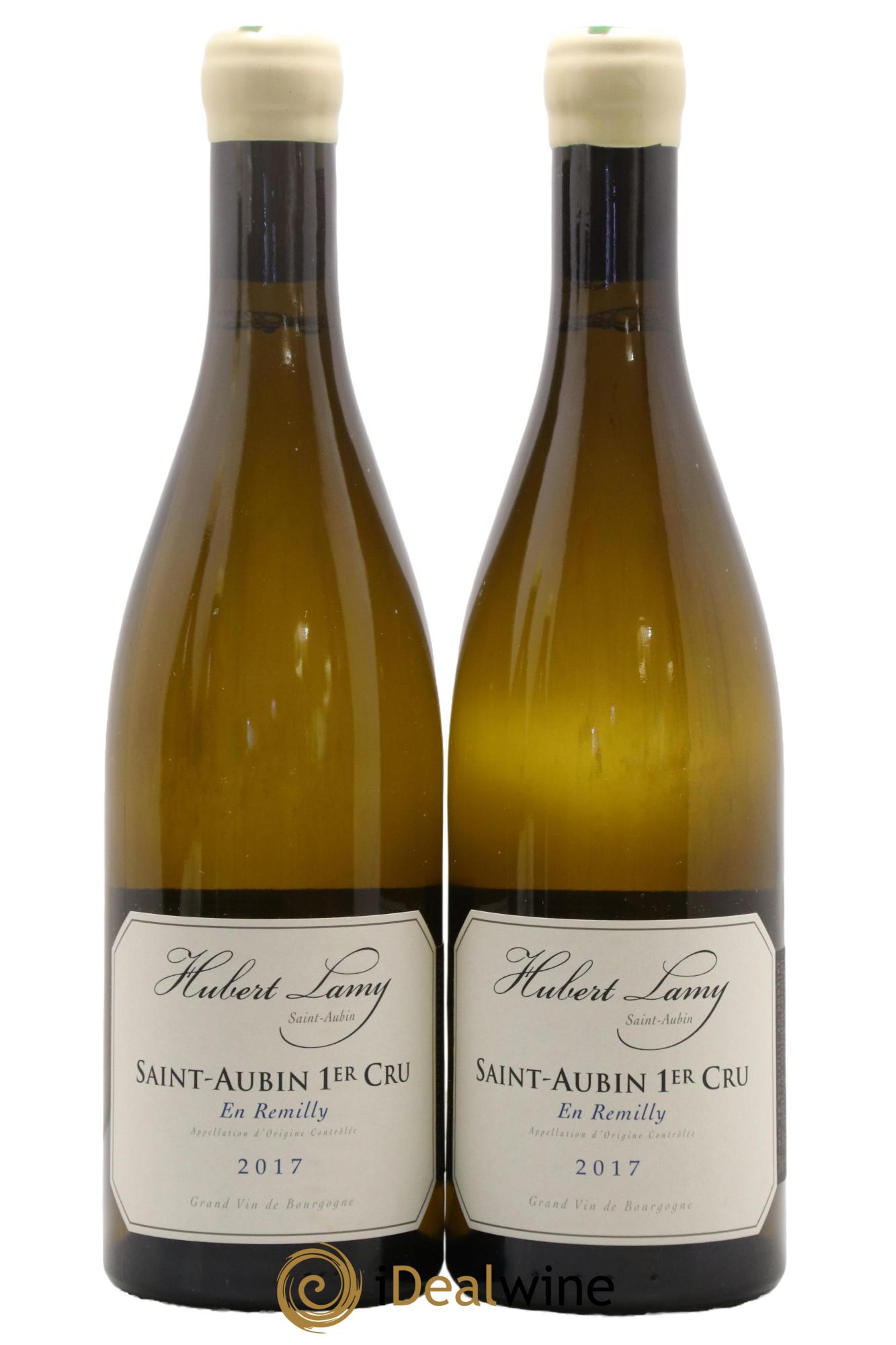Saint-Aubin 1er Cru En Rémilly Hubert Lamy 2017 - Lot de 2 bouteilles - 0