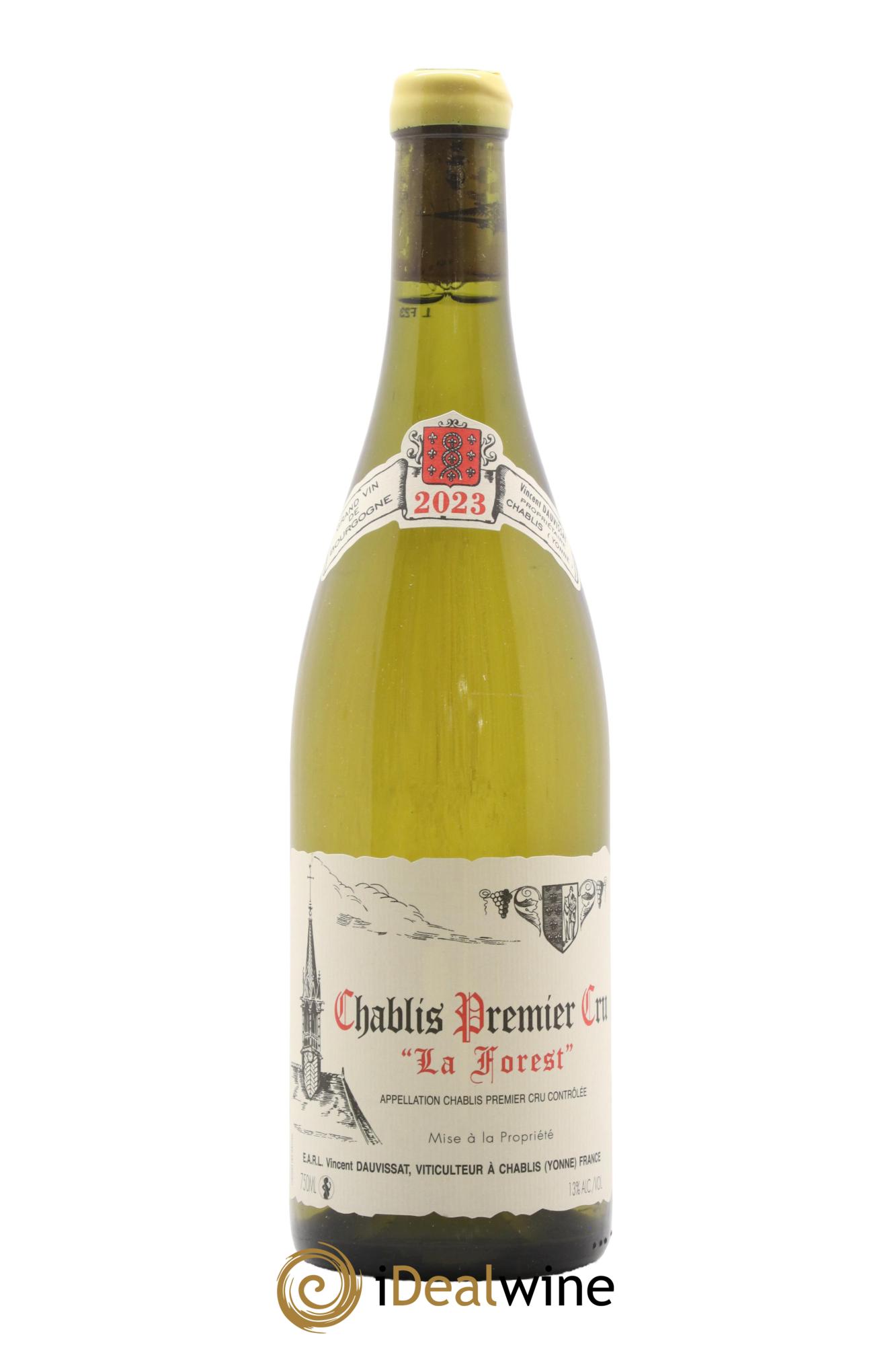 Chablis 1er Cru La Forest Vincent Dauvissat (Domaine) 2023 - Lot de 1 bouteille - 0