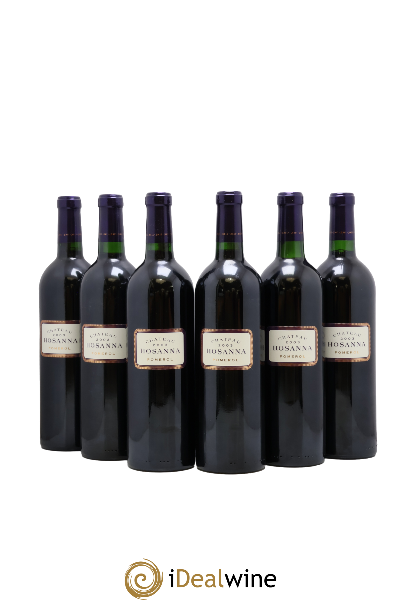 Château Hosanna 2003 - Posten von 6 Flaschen - 0