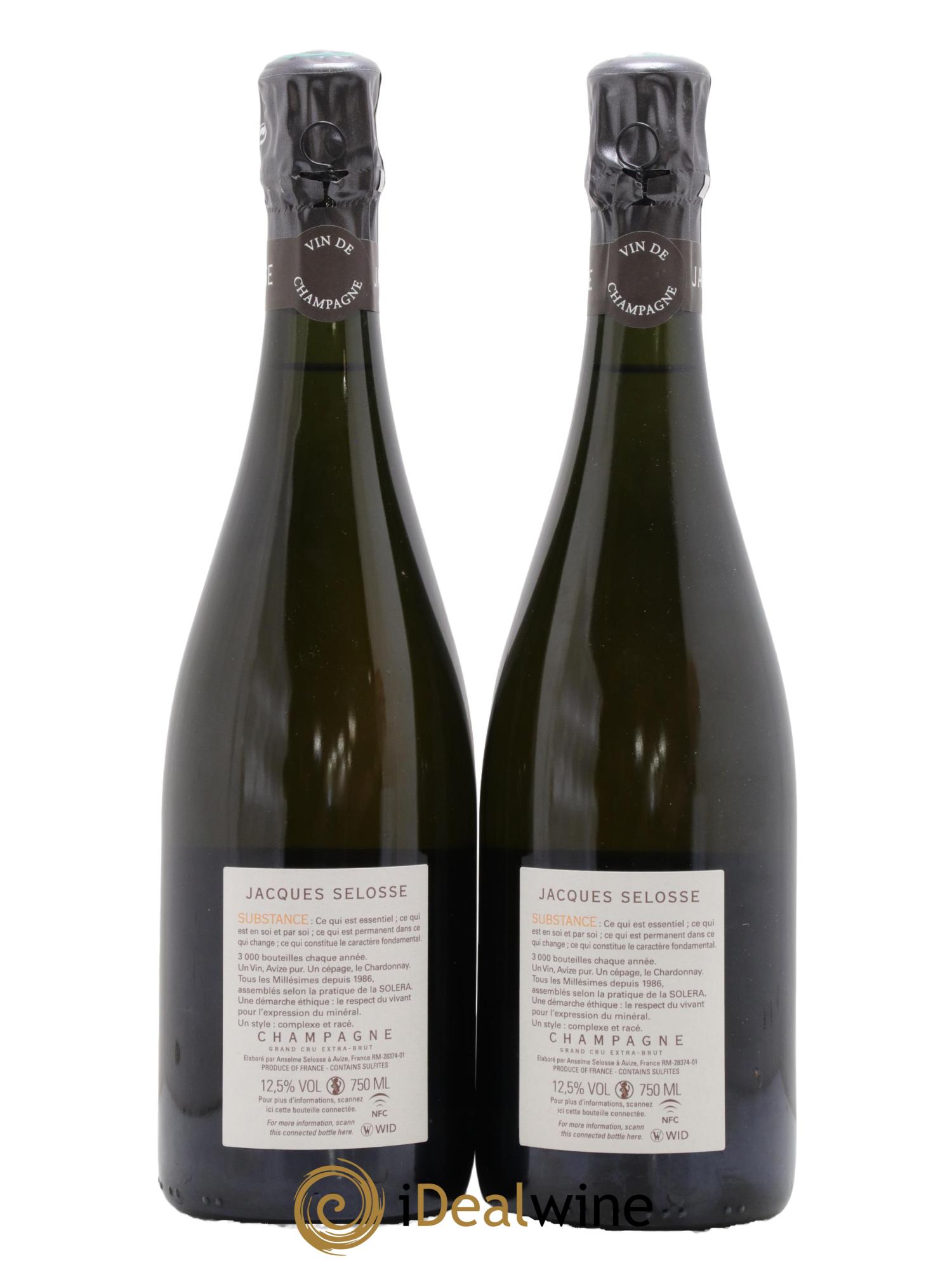 Substance Jacques Selosse - Lot of 2 bottles - 1