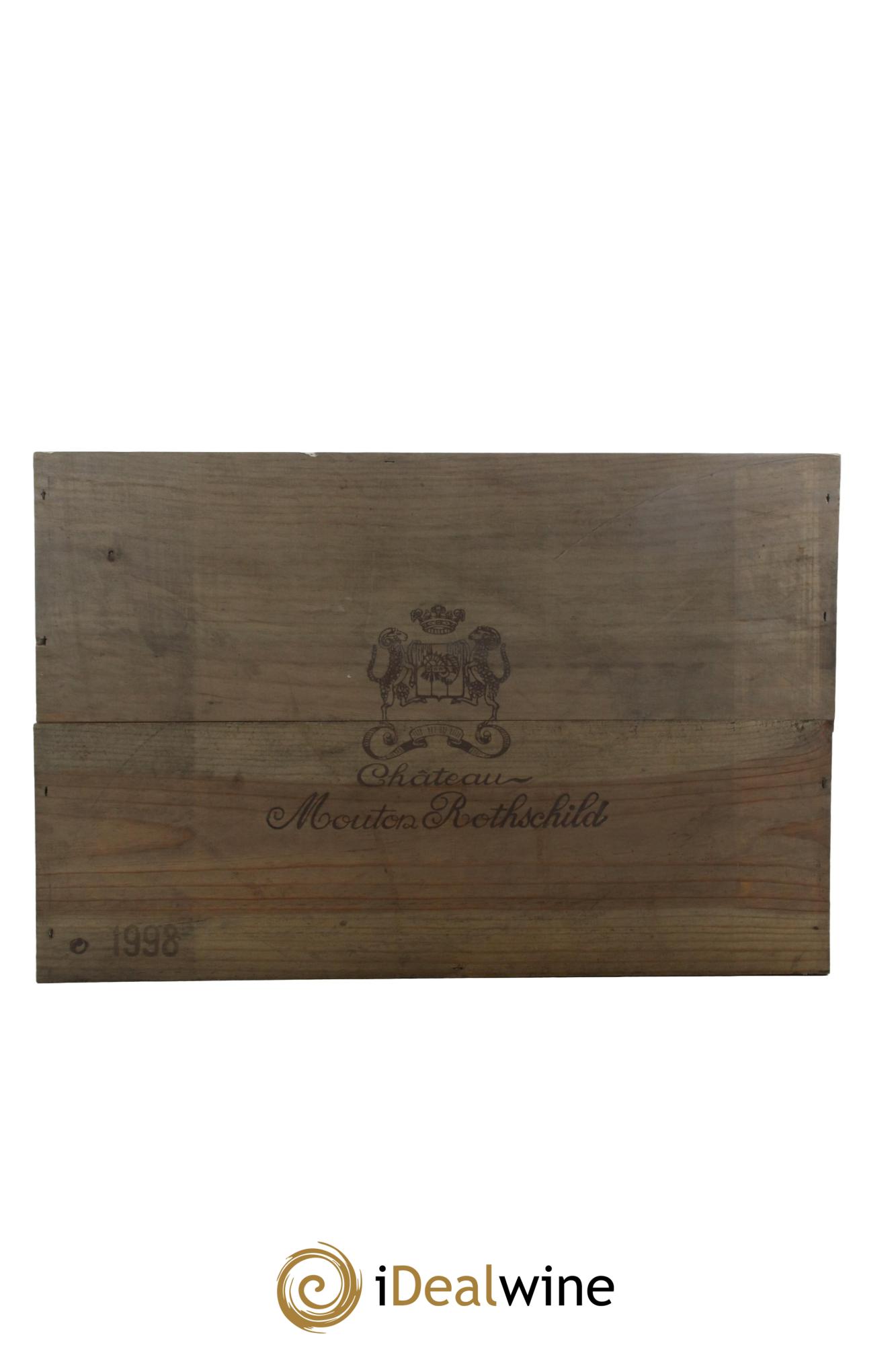 Château Mouton Rothschild 1er Grand Cru Classé 1998 - Posten von 6 Flaschen - 6