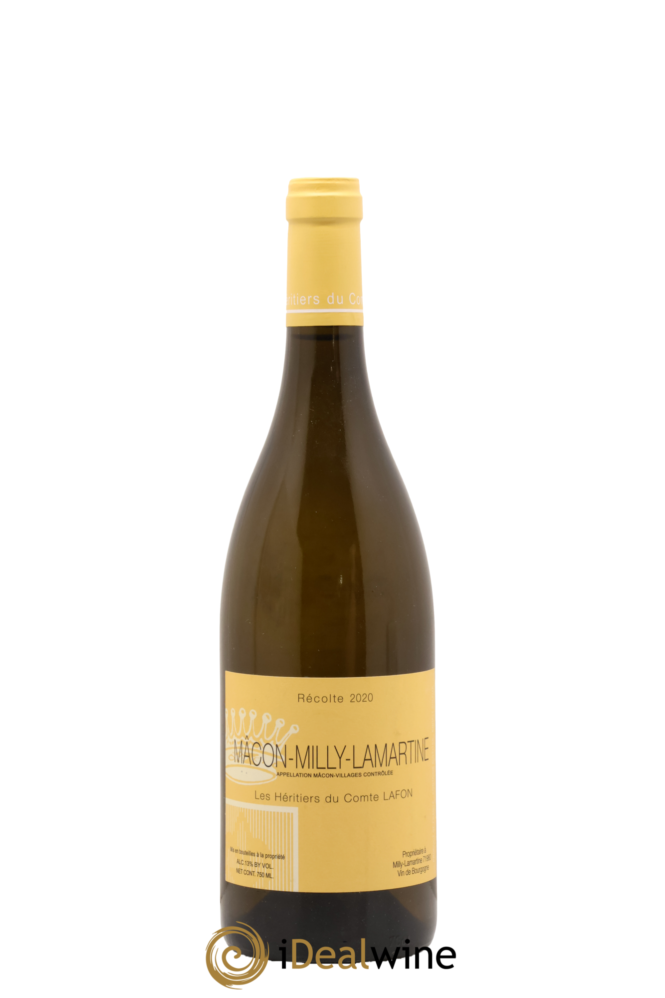Mâcon Milly-Lamartine Héritiers du Comte Lafon (Domaine des) 2020 - Lot de 1 bouteille - 0