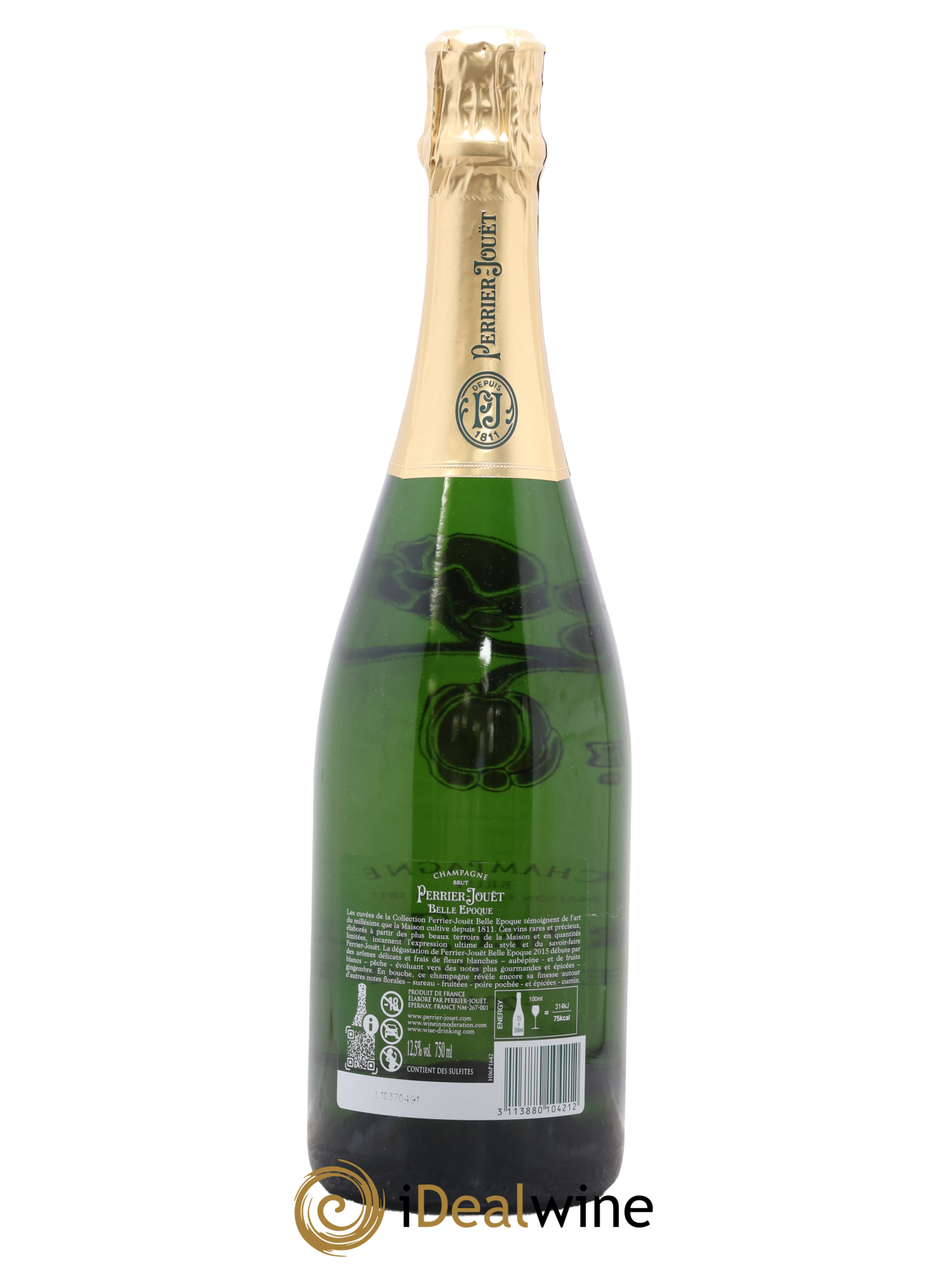 Cuvée Belle Epoque Brut Perrier-Jouët 2015 - Lot de 1 bouteille - 1