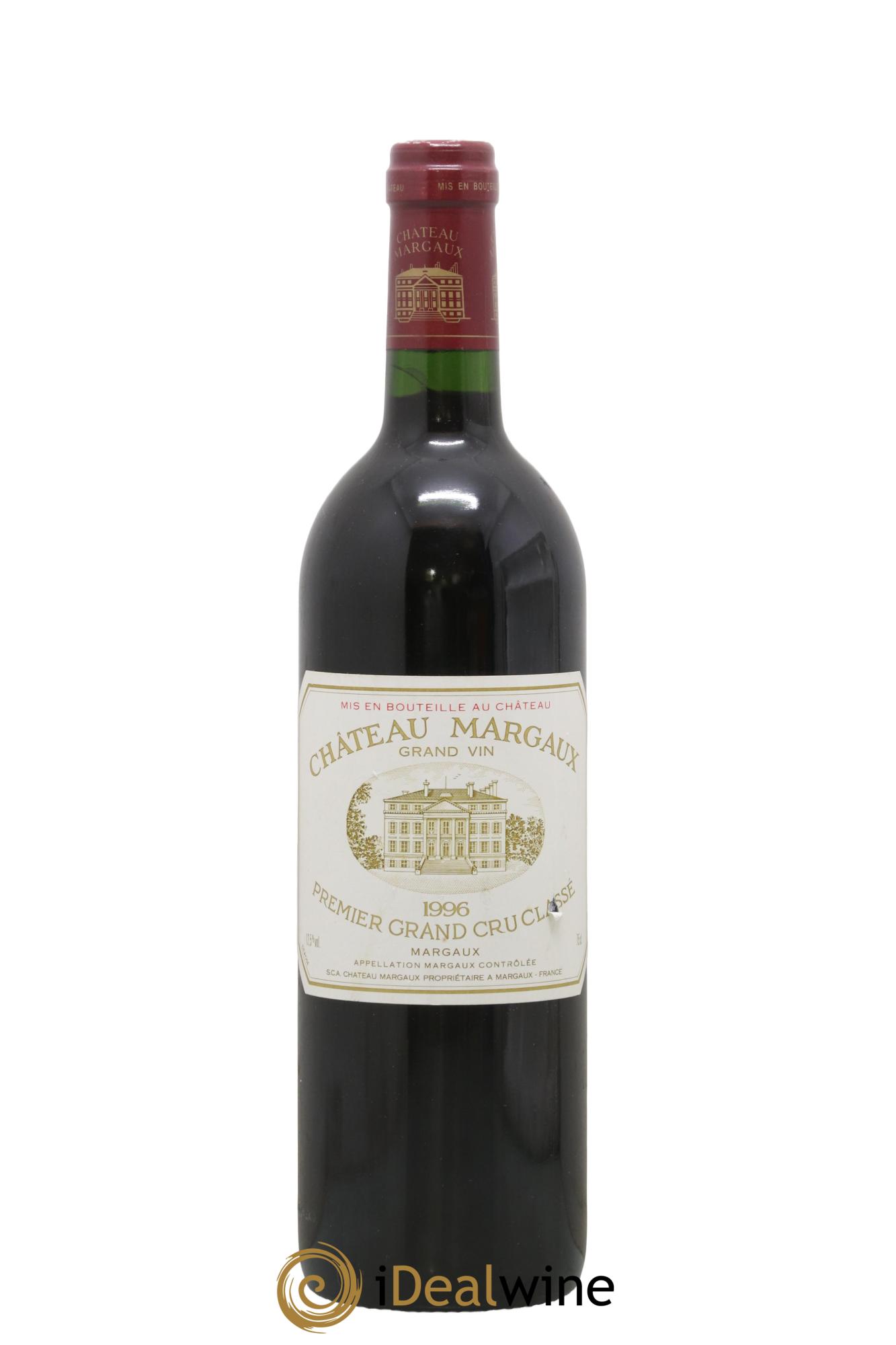 Château Margaux 1er Grand Cru Classé 1996 - Lot de 1 bouteille - 0