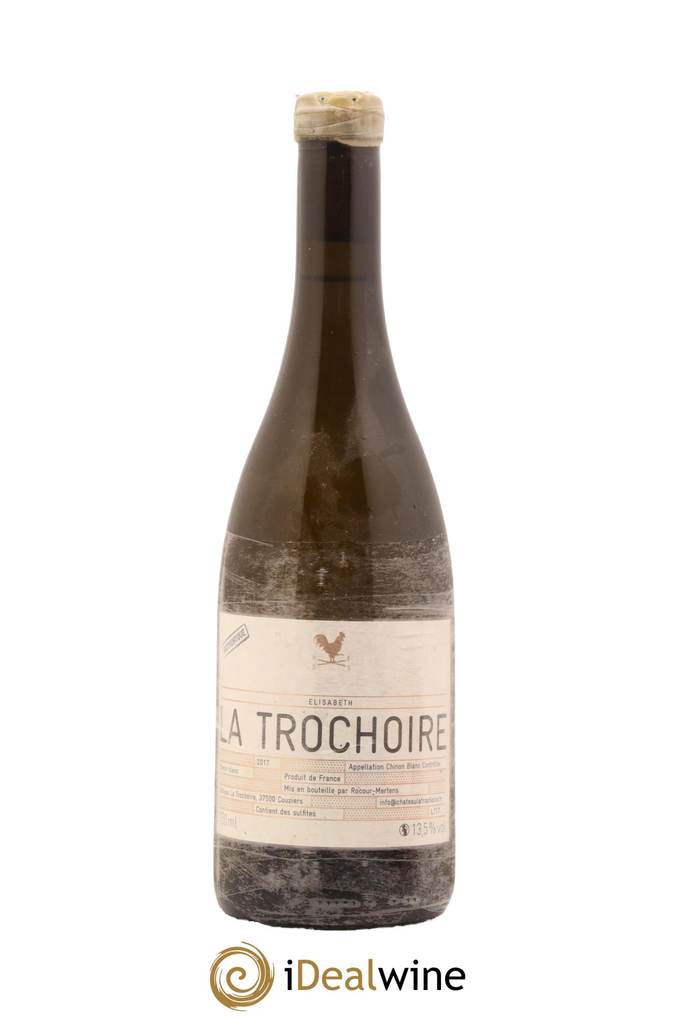 Chinon Authentique Elisabeth La Trochoire 2017 - Lot de 1 bouteille - 0