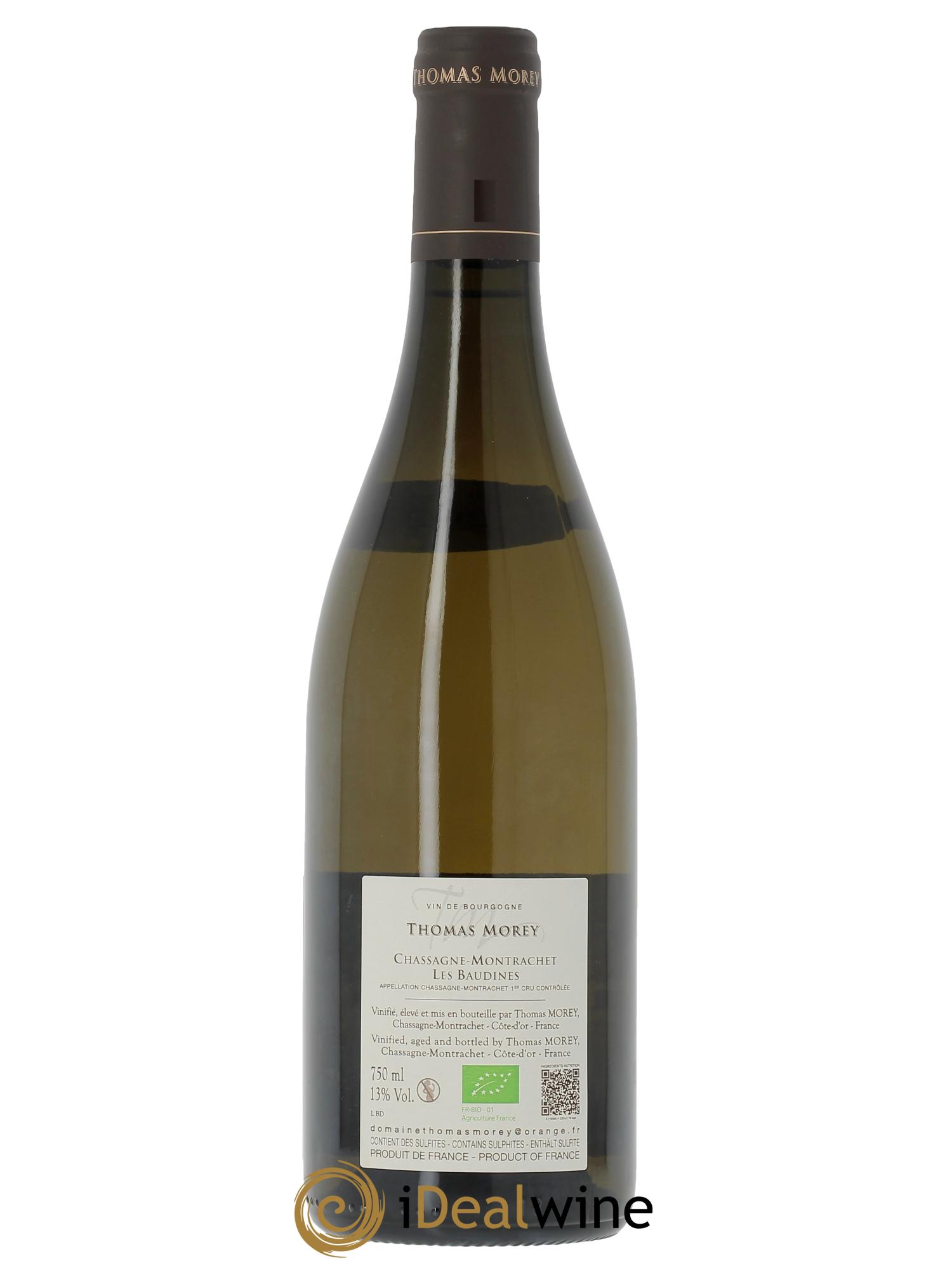Chassagne-Montrachet 1er Cru Les Baudines Thomas Morey  2024 - Lotto di 1 bottiglia - 1